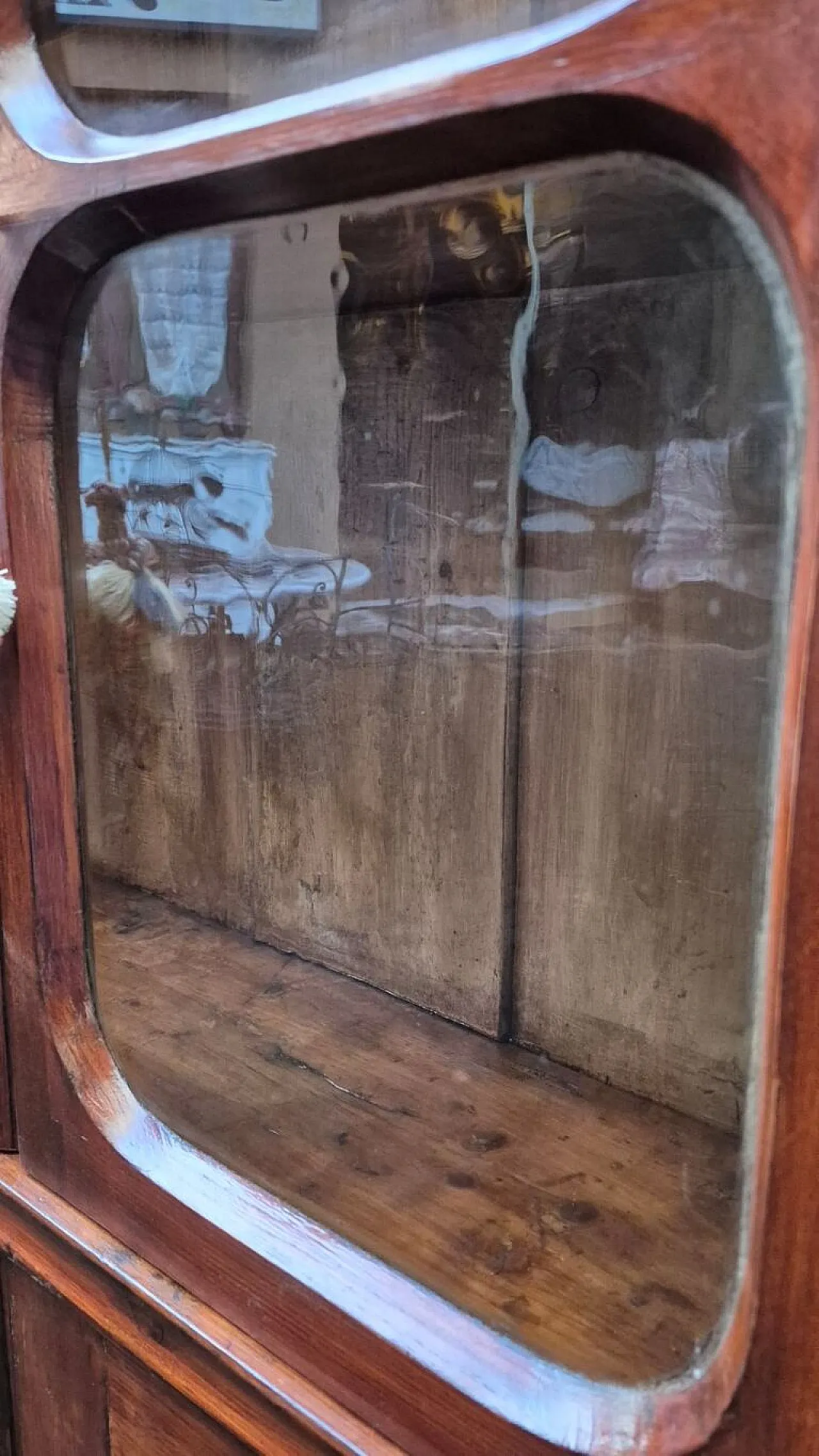 Four-door wooden pantry display case, 19th century 5