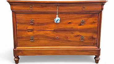 Capuchin chest of drawers in walnut, 19th century