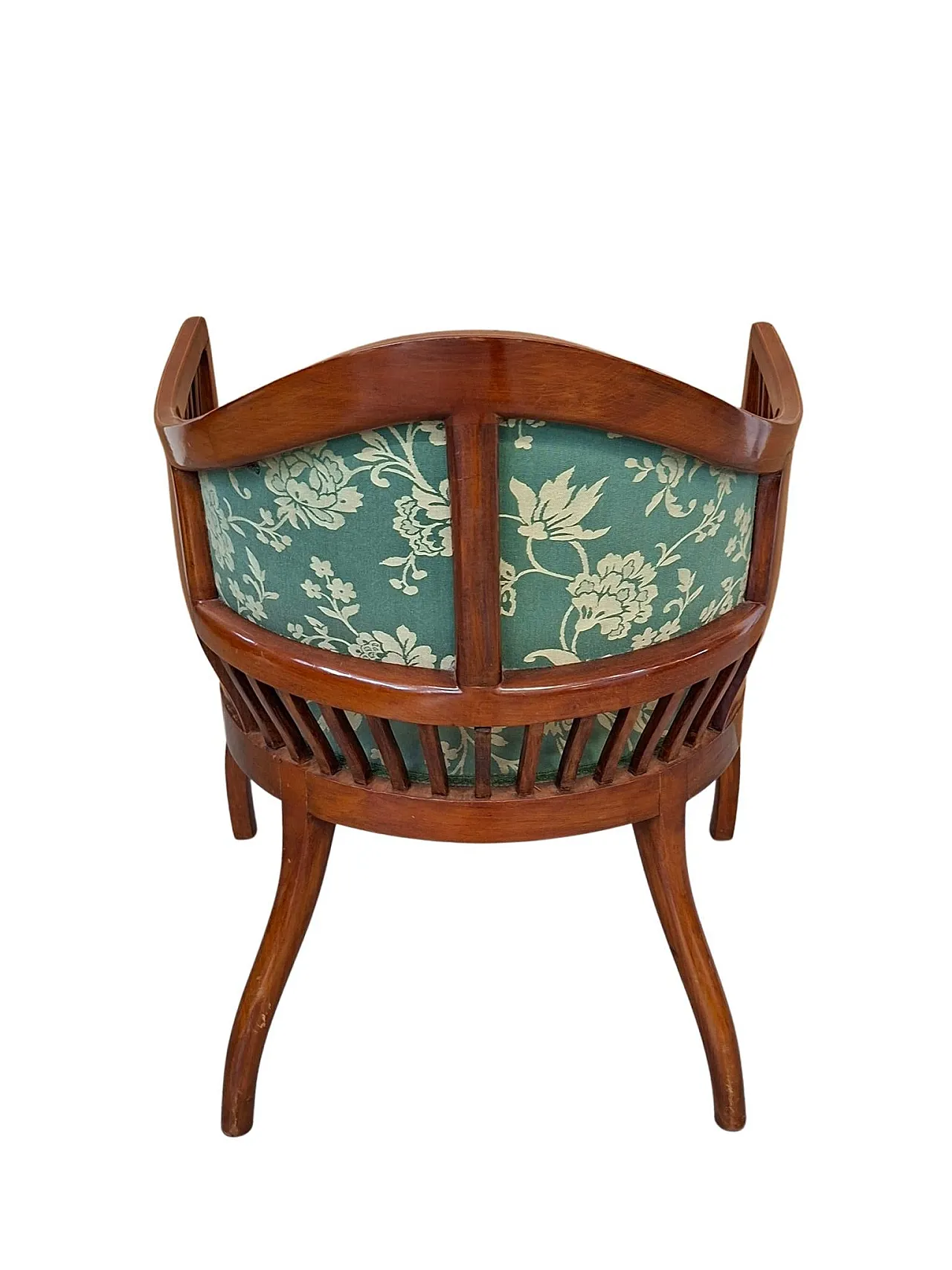 Inlaid cherry chamber chair, 20th century 6