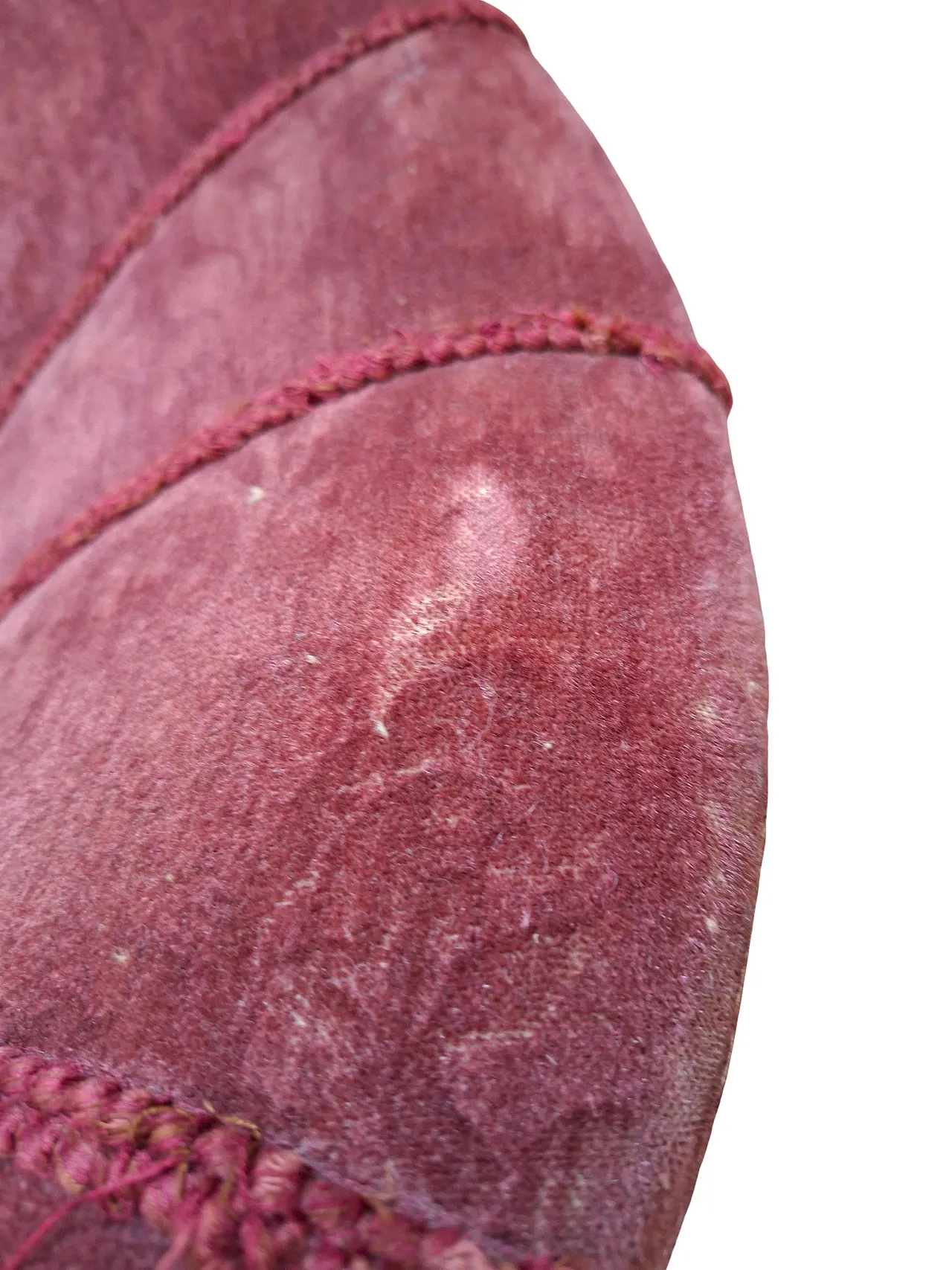 Pair of oak and damask velvet armchairs, 1960s 8