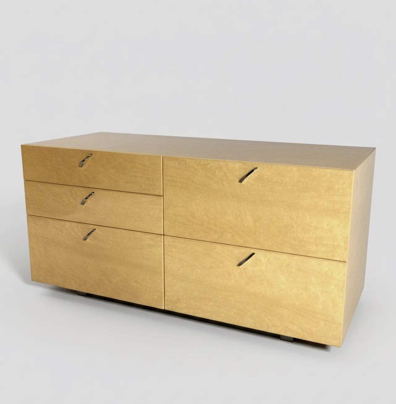 Italian chest of drawers by Giovanni Offredi for Saporiti 1980s 2