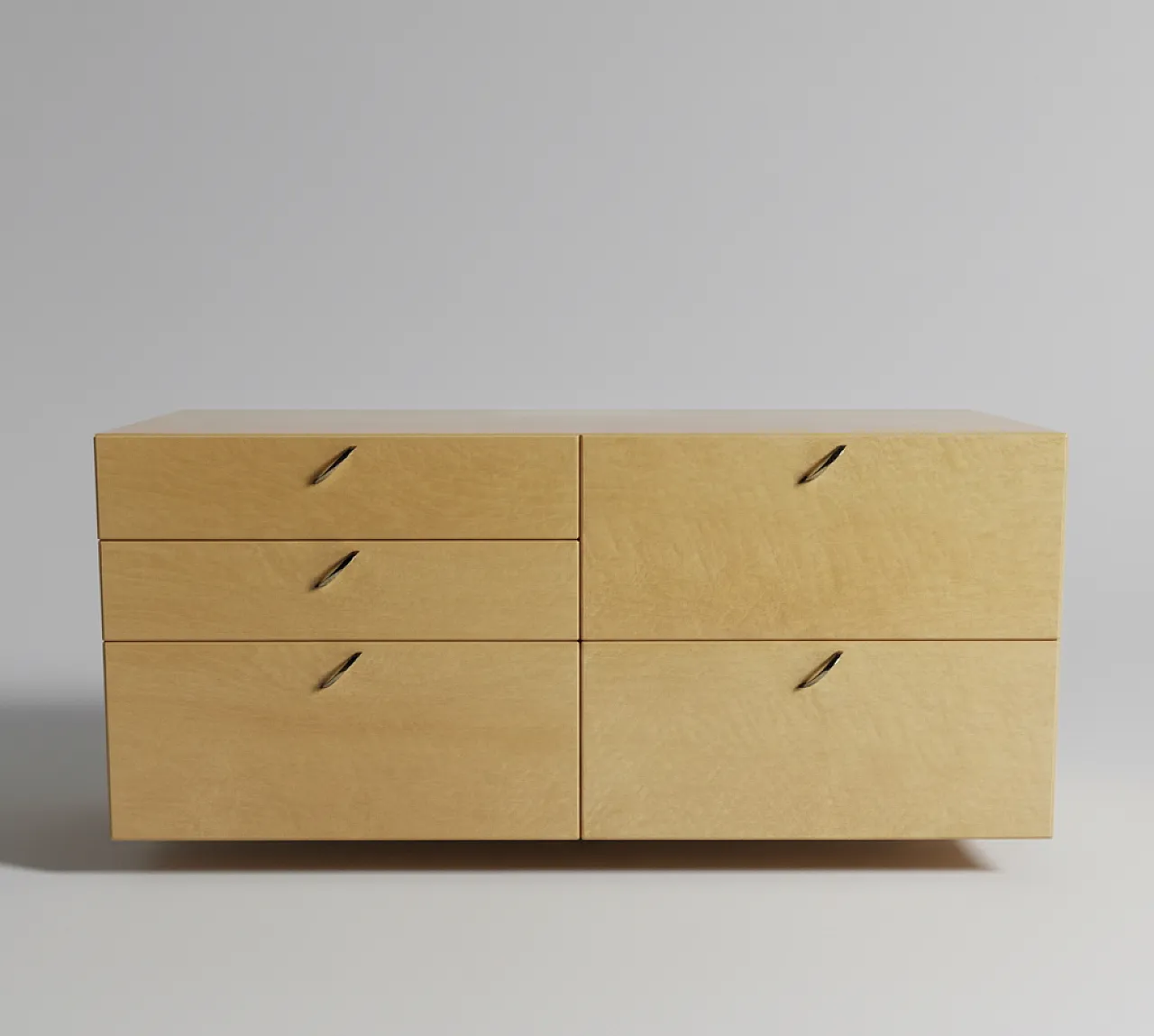 Italian chest of drawers by Giovanni Offredi for Saporiti 1980s 4