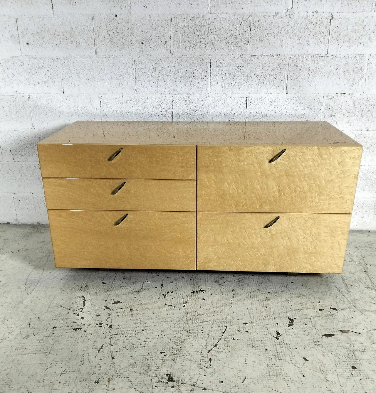 Italian chest of drawers by Giovanni Offredi for Saporiti 1980s 11