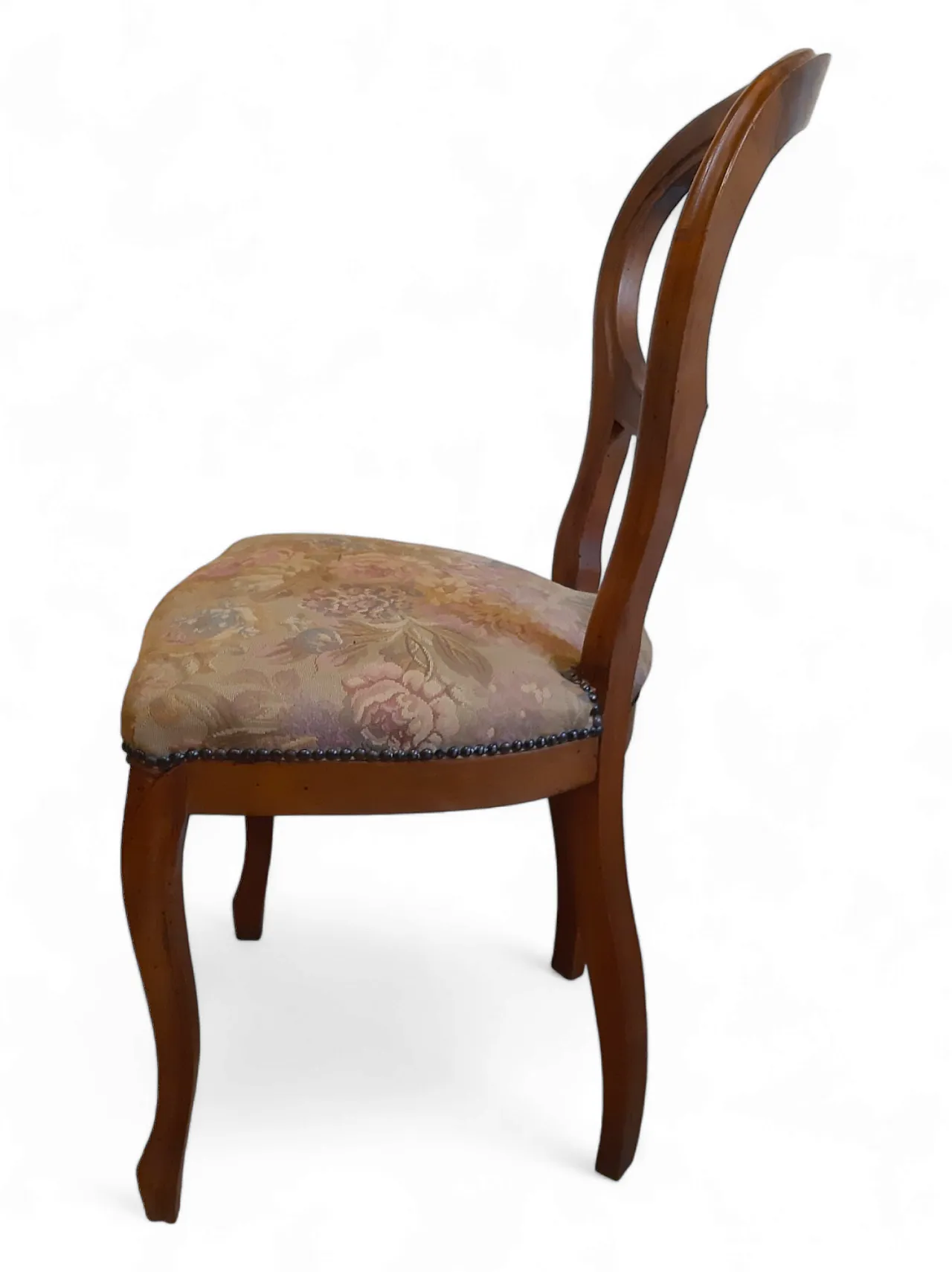 Coppia di sedie Luigi Filippo in noce, anni '20 10