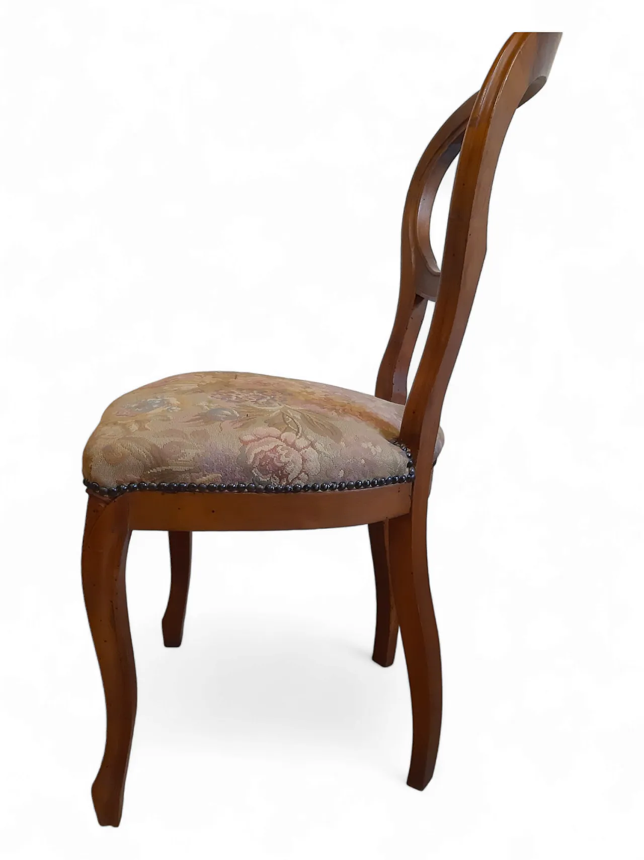 Coppia di sedie Luigi Filippo in noce, anni '20 11