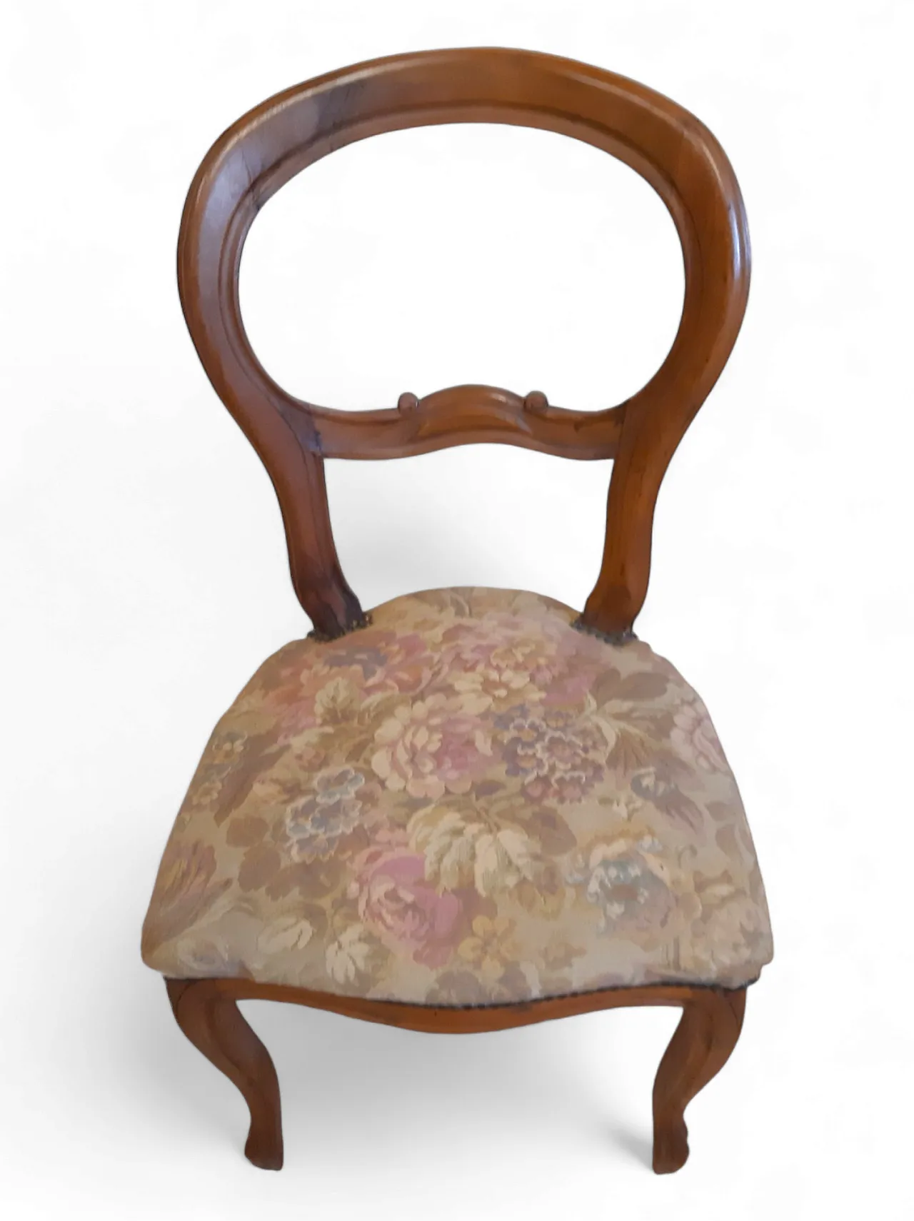 Coppia di sedie Luigi Filippo in noce, anni '20 16