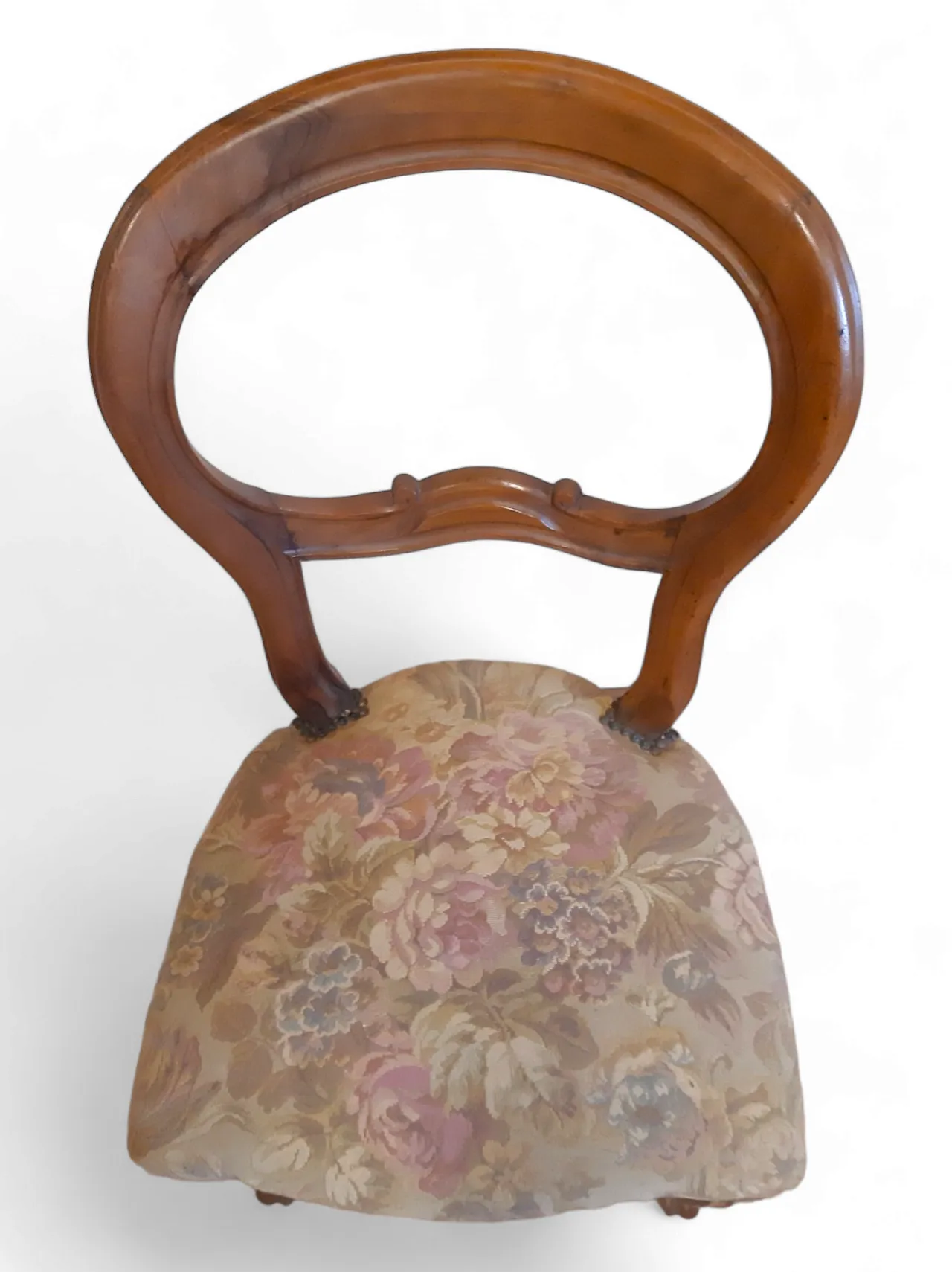 Coppia di sedie Luigi Filippo in noce, anni '20 19