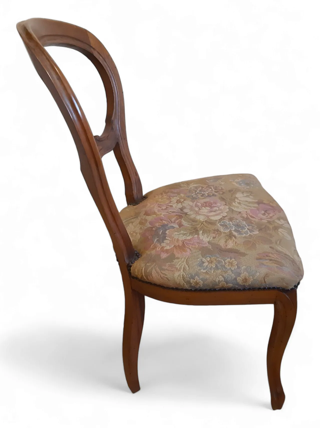 Coppia di sedie Luigi Filippo in noce, anni '20 22