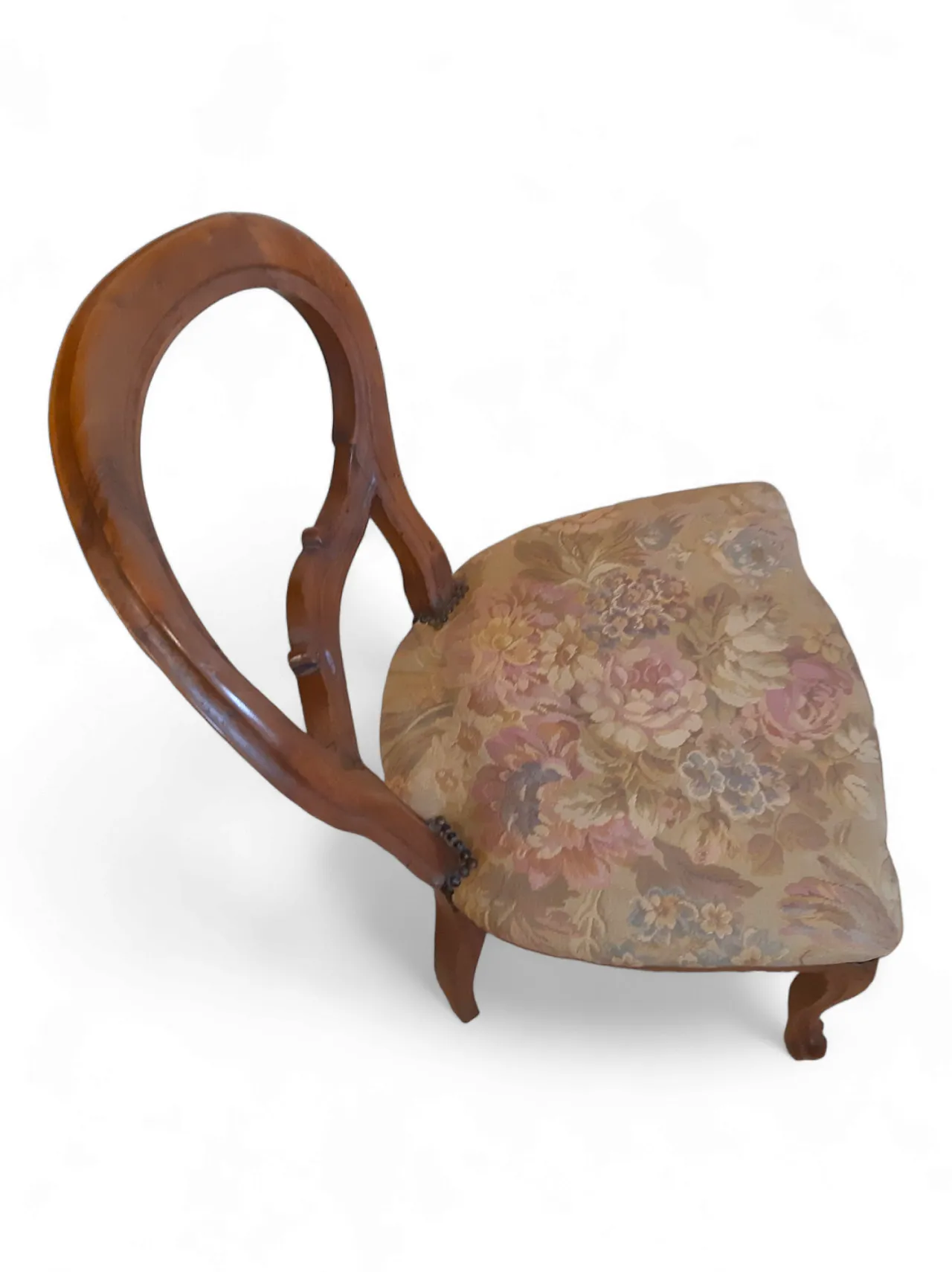 Coppia di sedie Luigi Filippo in noce, anni '20 24