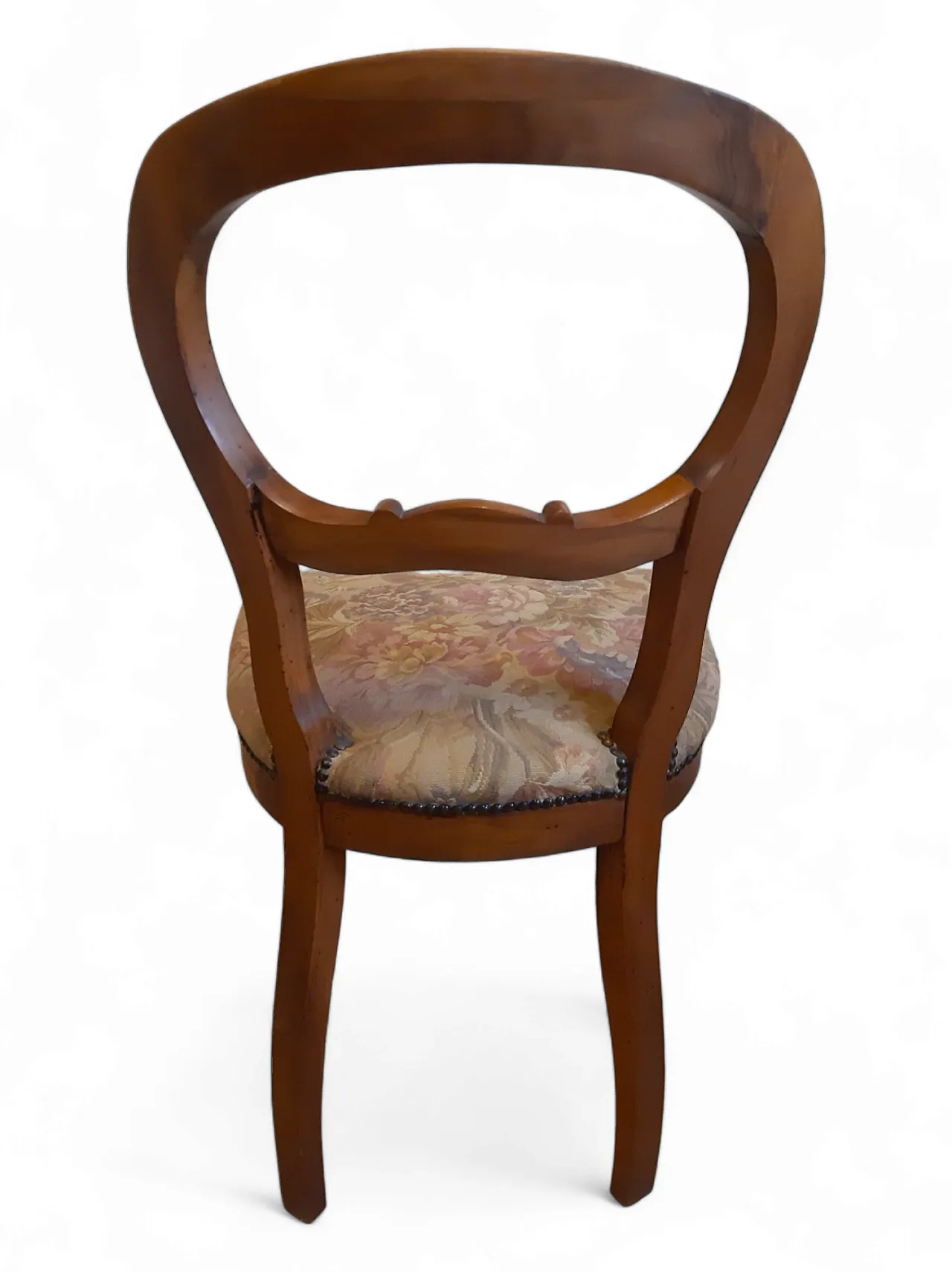 Coppia di sedie Luigi Filippo in noce, anni '20 26