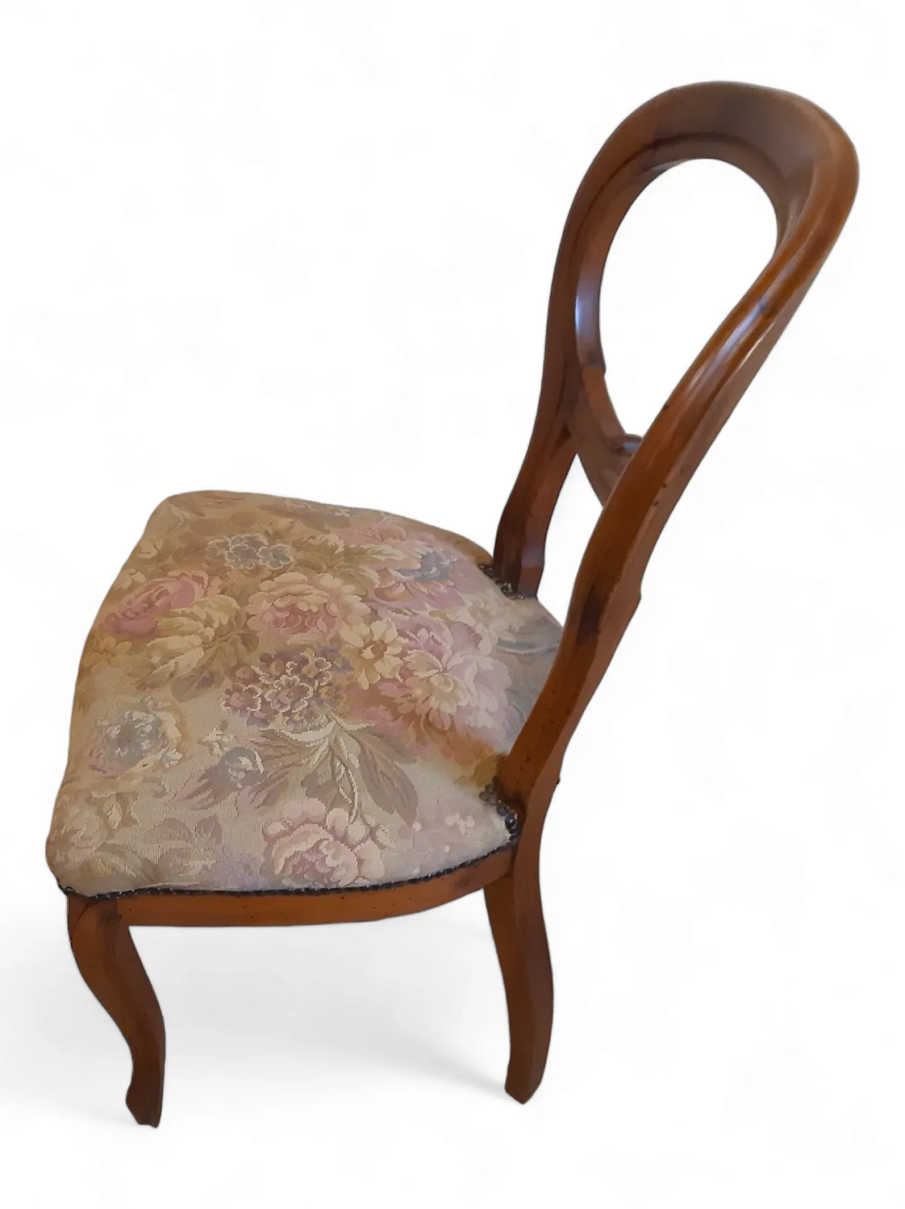 Coppia di sedie Luigi Filippo in noce, anni '20 27