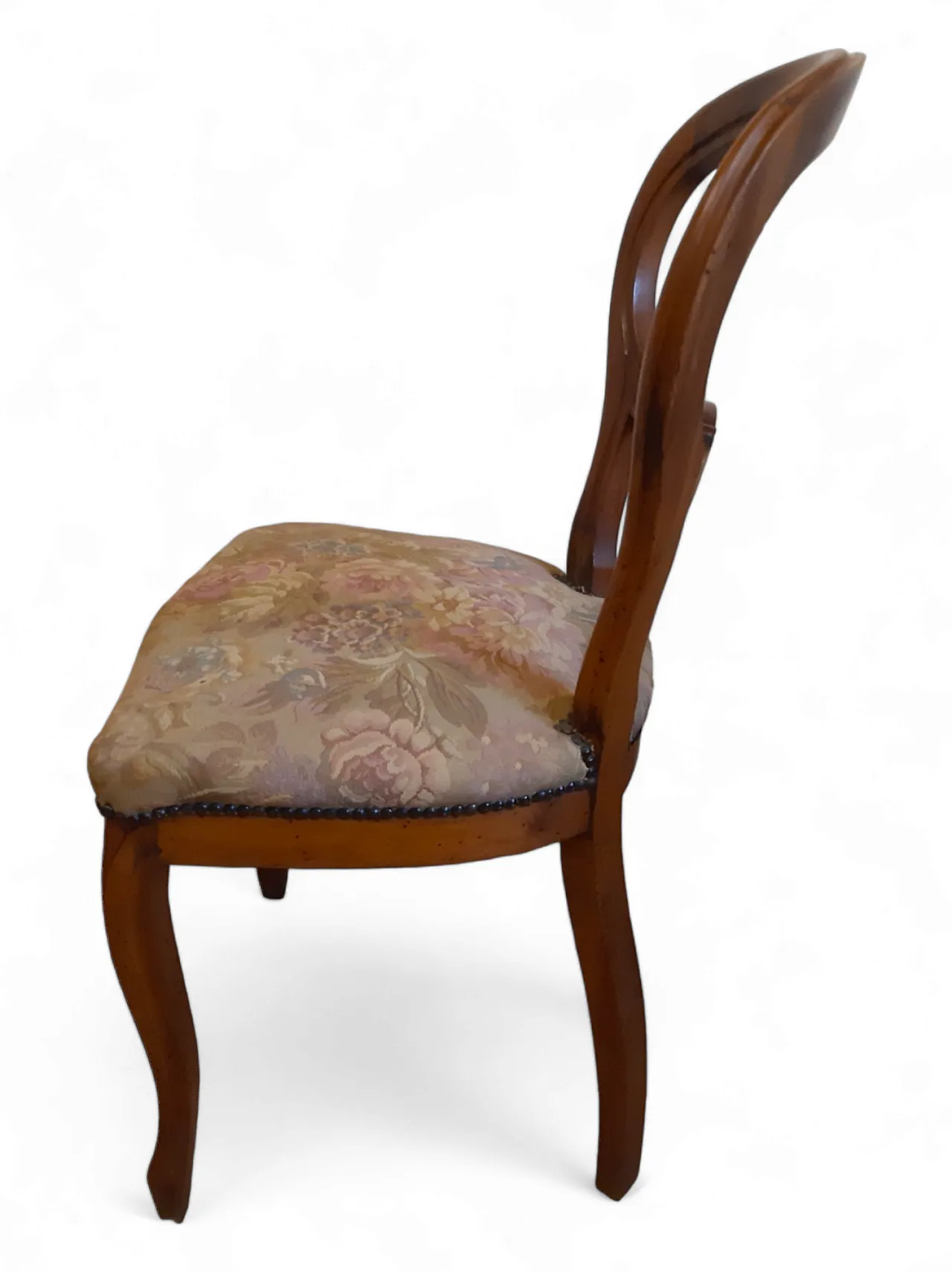 Coppia di sedie Luigi Filippo in noce, anni '20 28