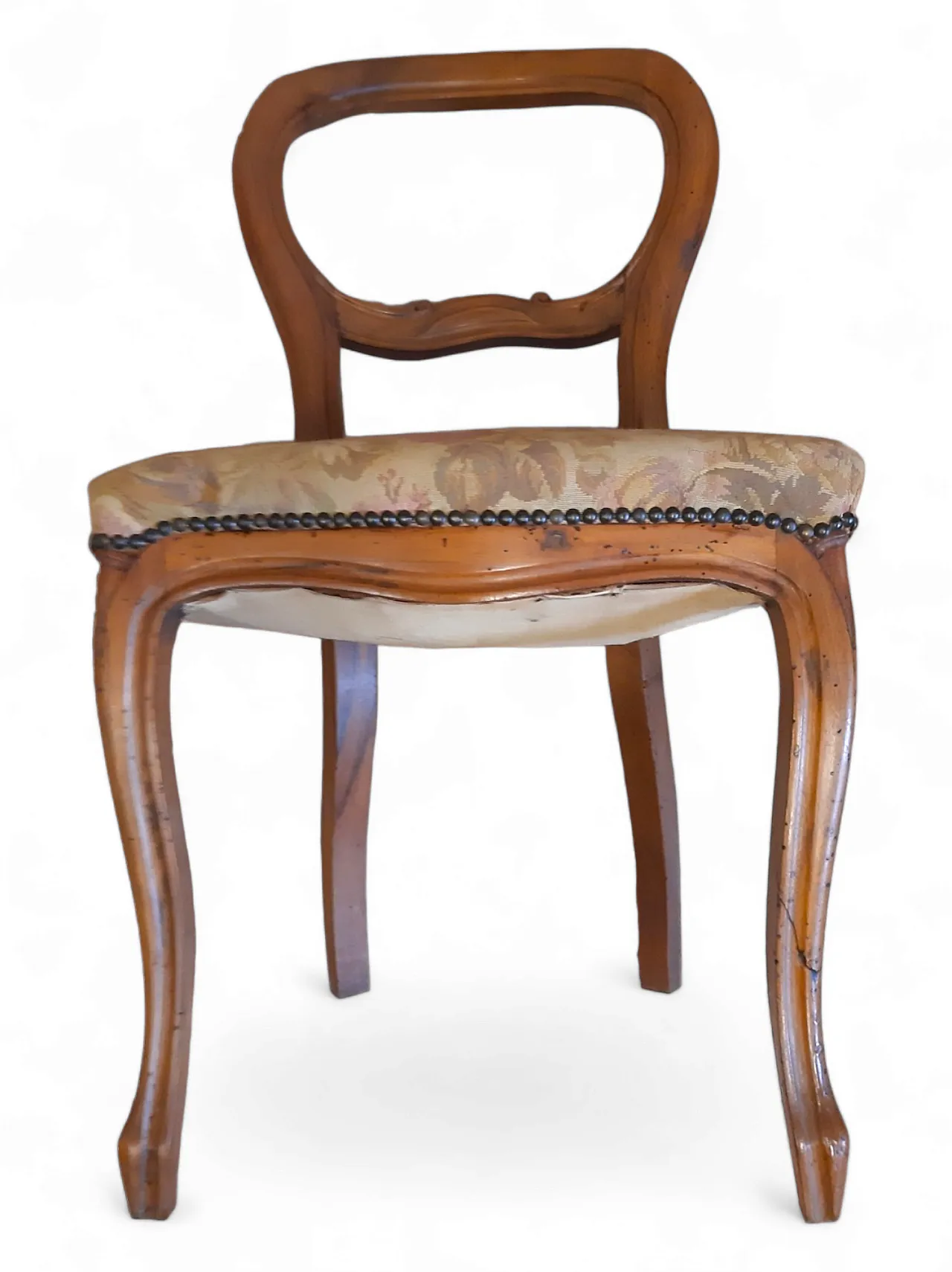 Coppia di sedie Luigi Filippo in noce, anni '20 31