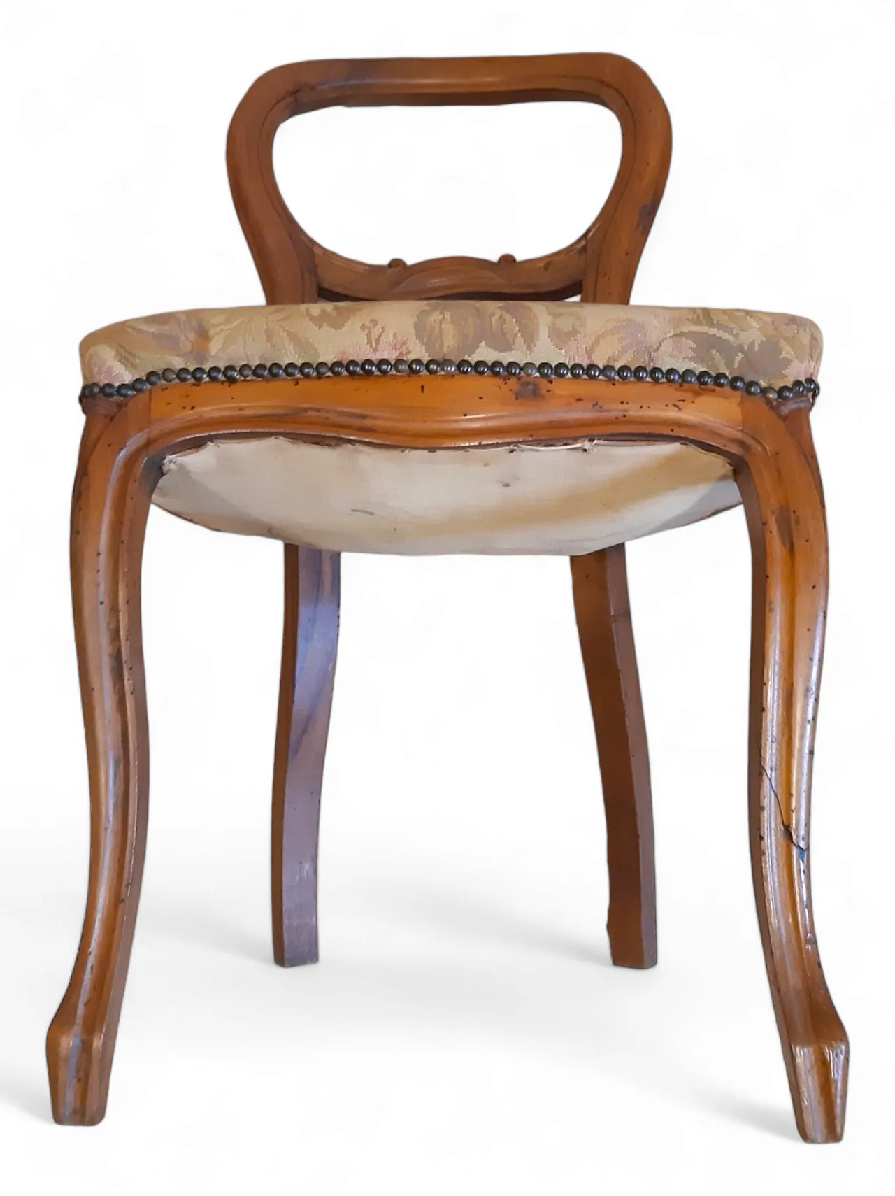 Coppia di sedie Luigi Filippo in noce, anni '20 32