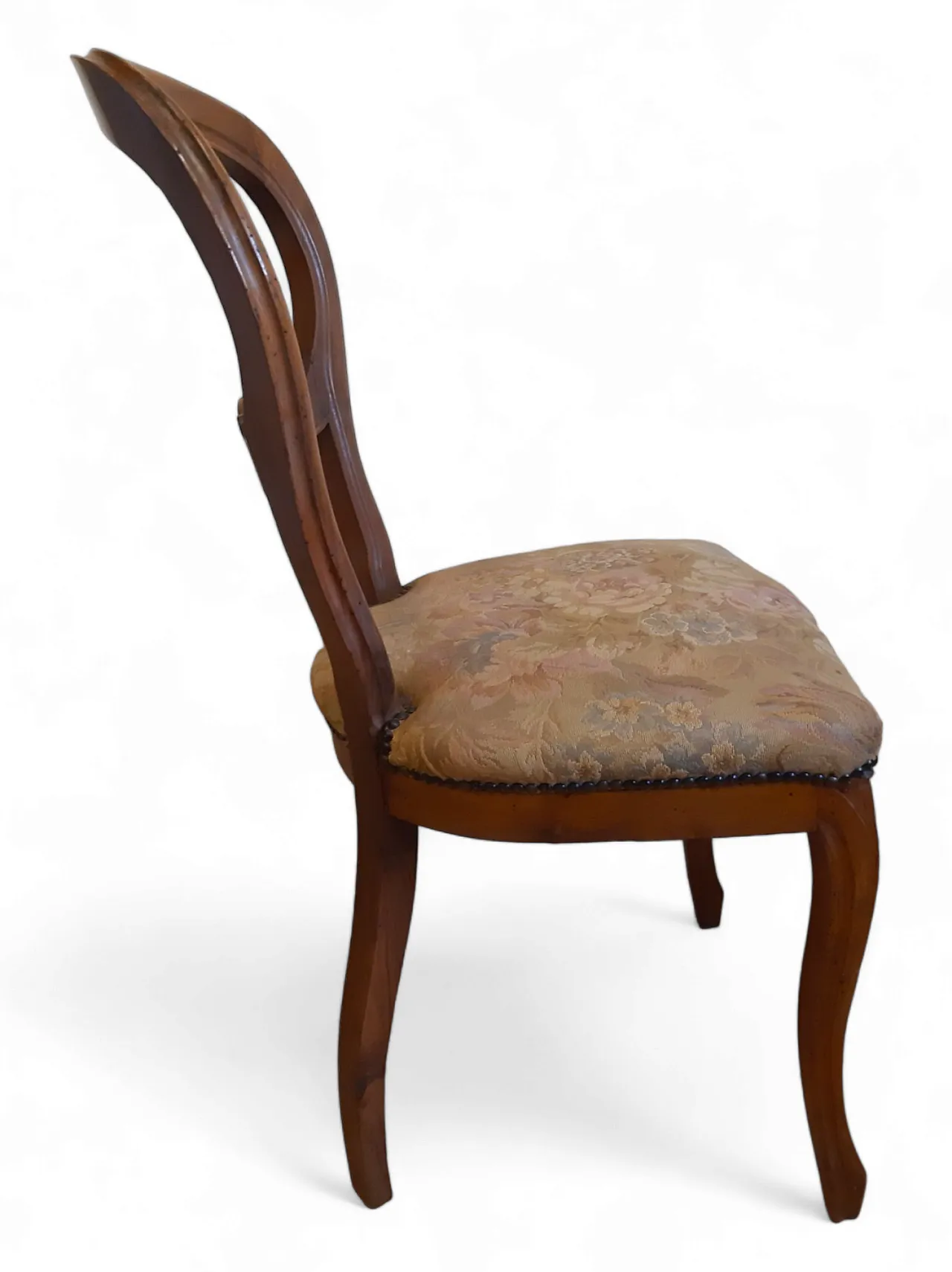 Coppia di sedie Luigi Filippo in noce, anni '20 40