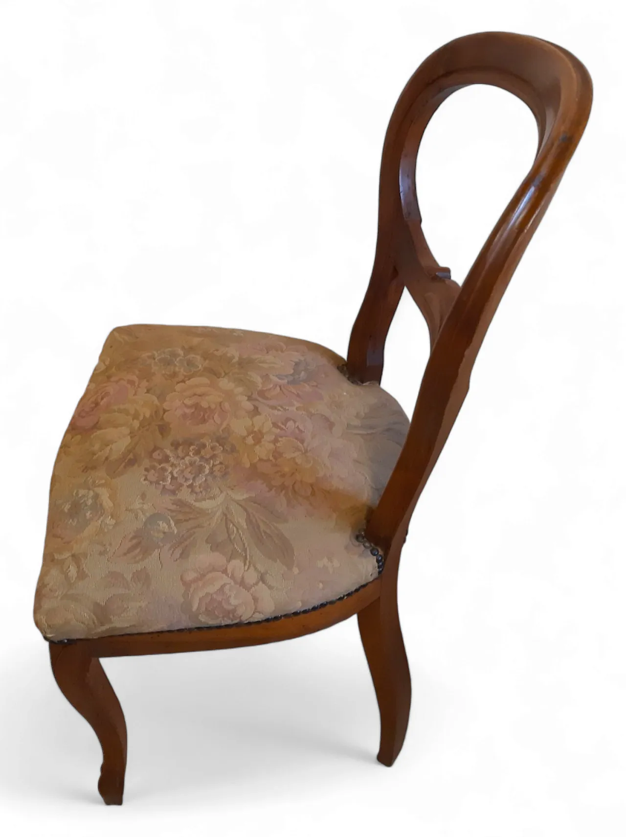 Coppia di sedie Luigi Filippo in noce, anni '20 43