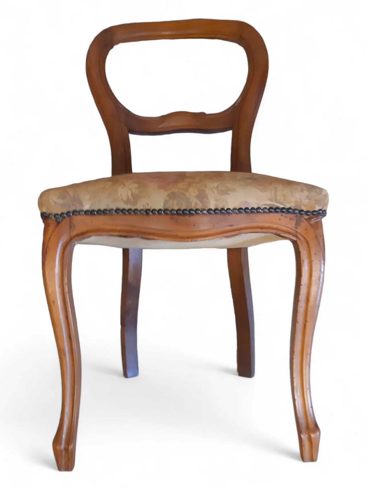 Coppia di sedie Luigi Filippo in noce, anni '20 49