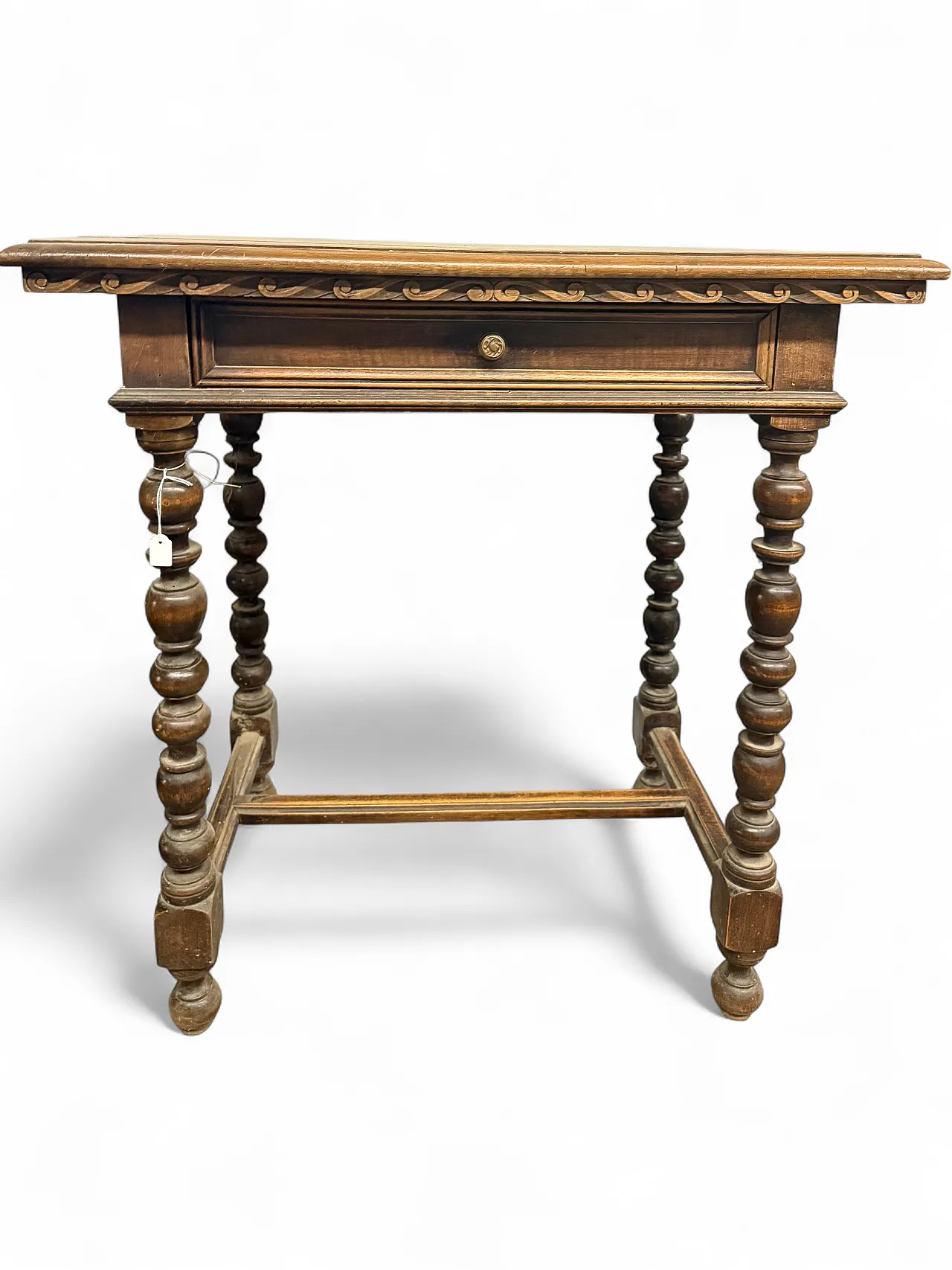 Writing table in solid walnut, 19th century 16
