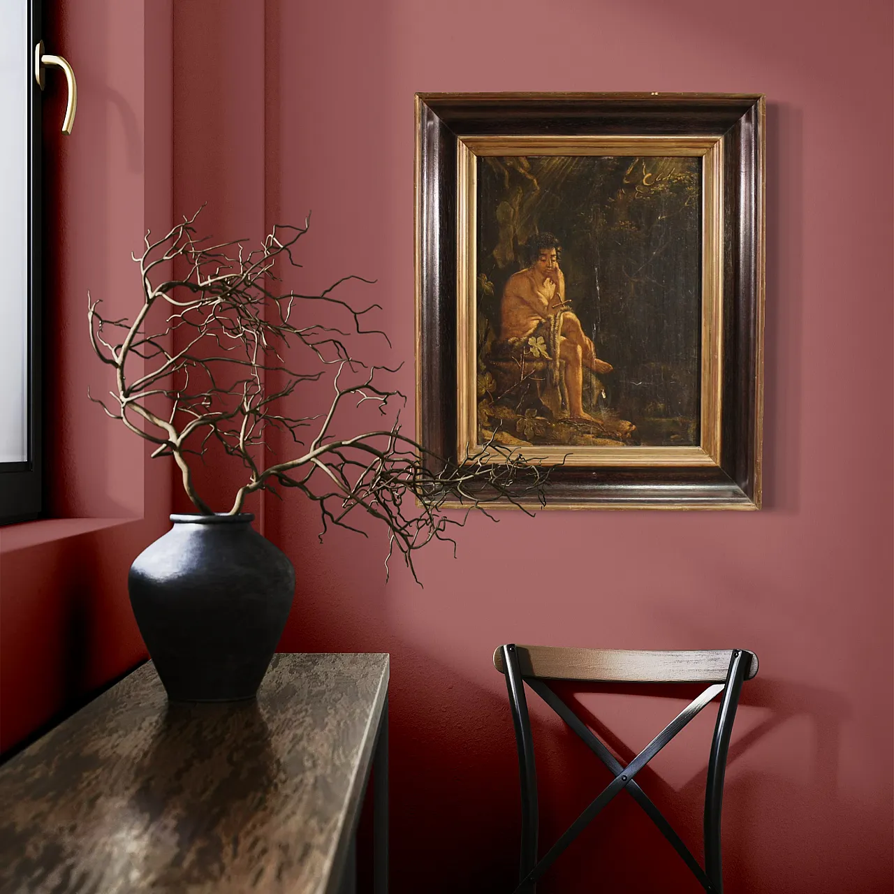 After Calude Mellan, Saint John the Baptist, oil painting 18th century 13