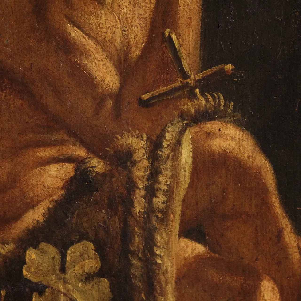 After Calude Mellan, Saint John the Baptist, oil painting 18th century 14