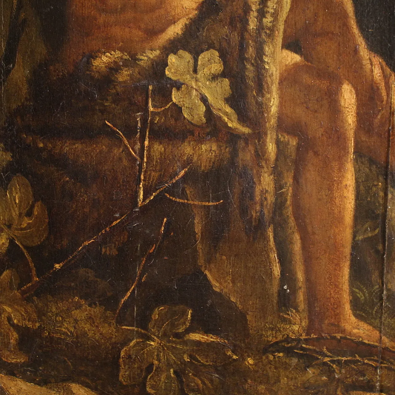 After Calude Mellan, Saint John the Baptist, oil painting 18th century 15