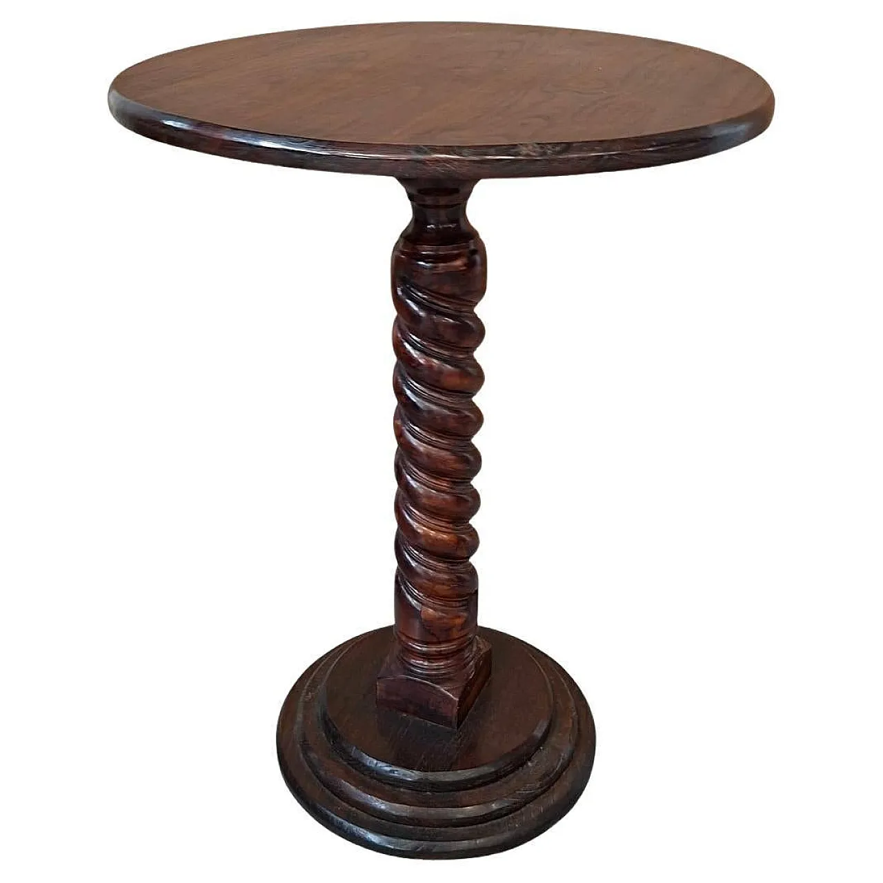 Carved ash frat table, 1990s 1