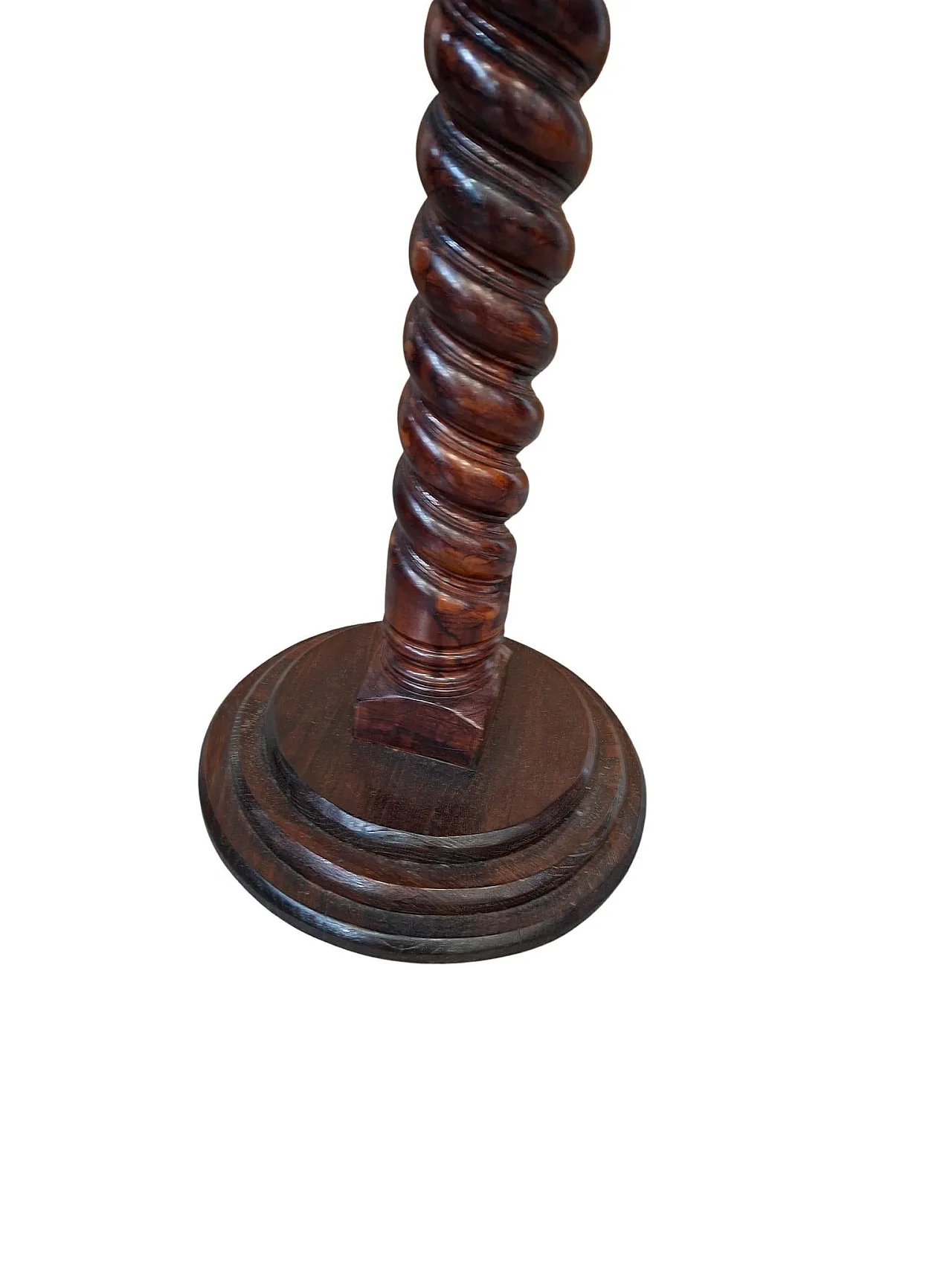 Carved ash frat table, 1990s 5