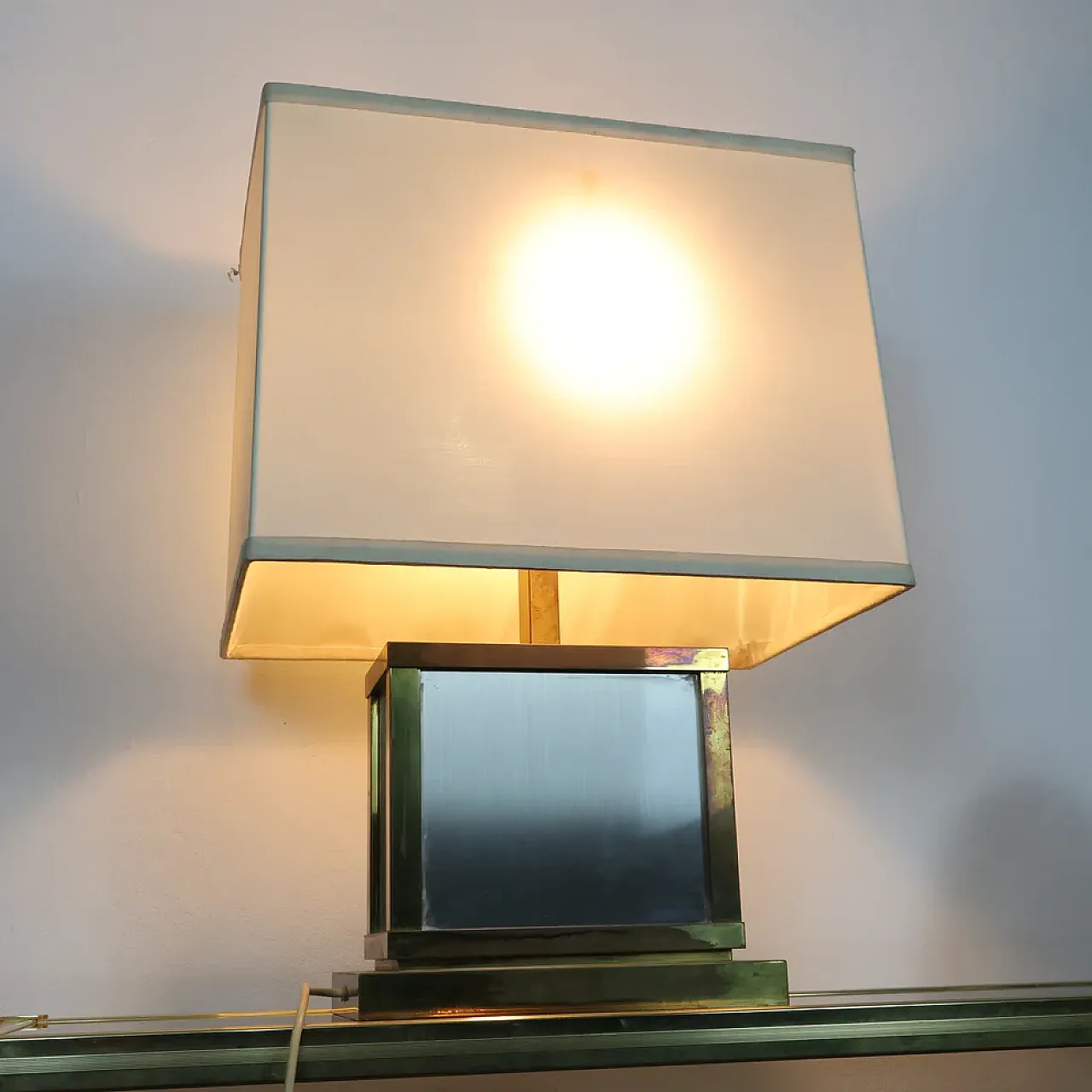 Liwan's Roma brass table lamp, 1970s 2