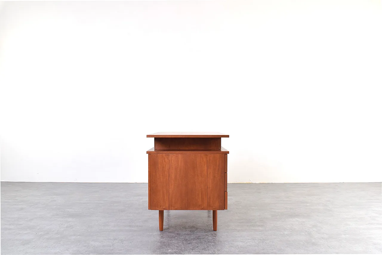 Scrivania Mid-Century in teak, anni '60 5