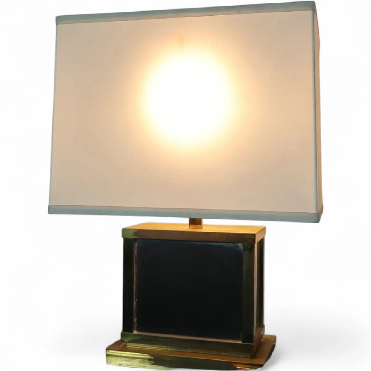 Liwan's Roma brass table lamp, 1970s 14