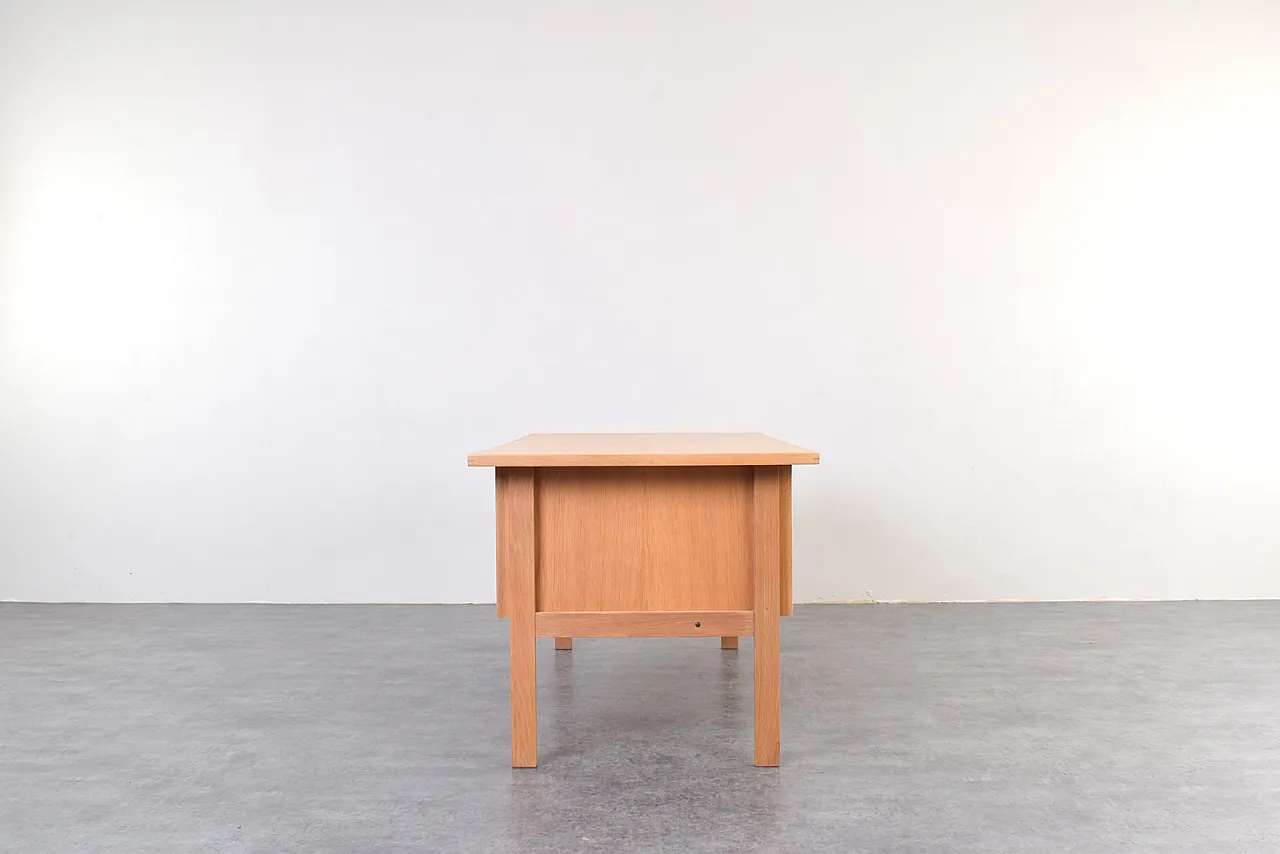 Scrivania in quercia di Svend Åge Madsen per Sigurd Hansen, anni '60 6