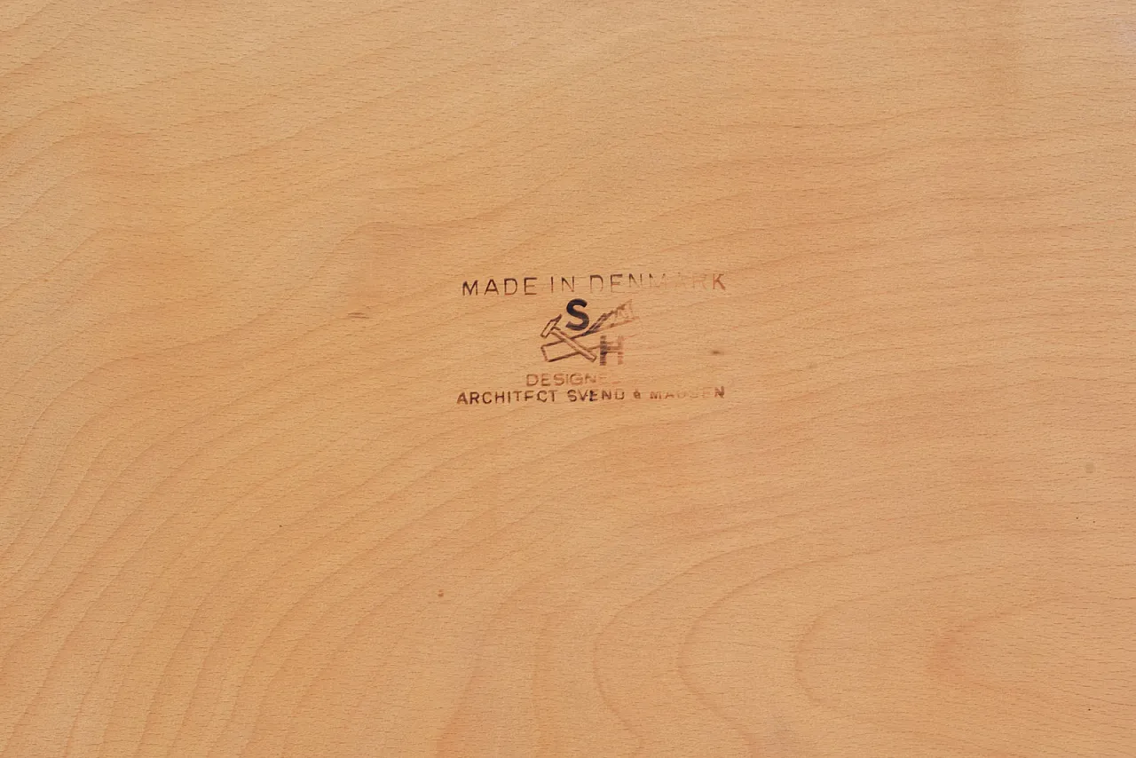 Scrivania in quercia di Svend Åge Madsen per Sigurd Hansen, anni '60 19