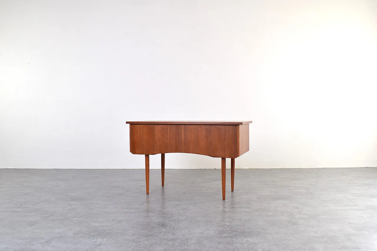 Scrivania Mid-Century in teak, Danimarca, anni '60 7