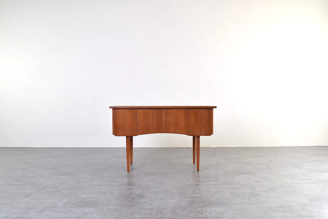 Scrivania Mid-Century in teak, Danimarca, anni '60 8