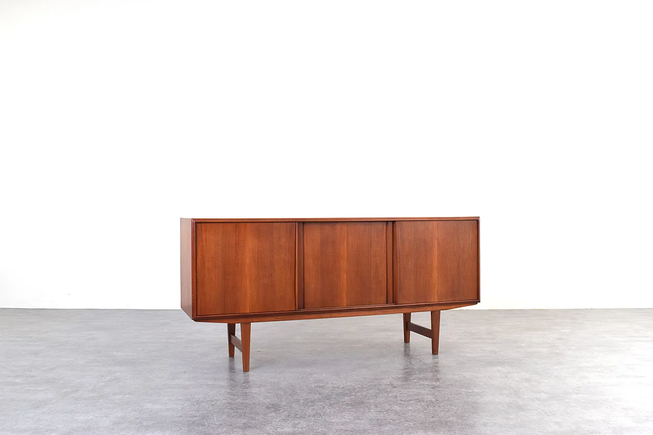 Credenza Mid-Century in teak di E.W. Bach, Danimarca, anni '60 5