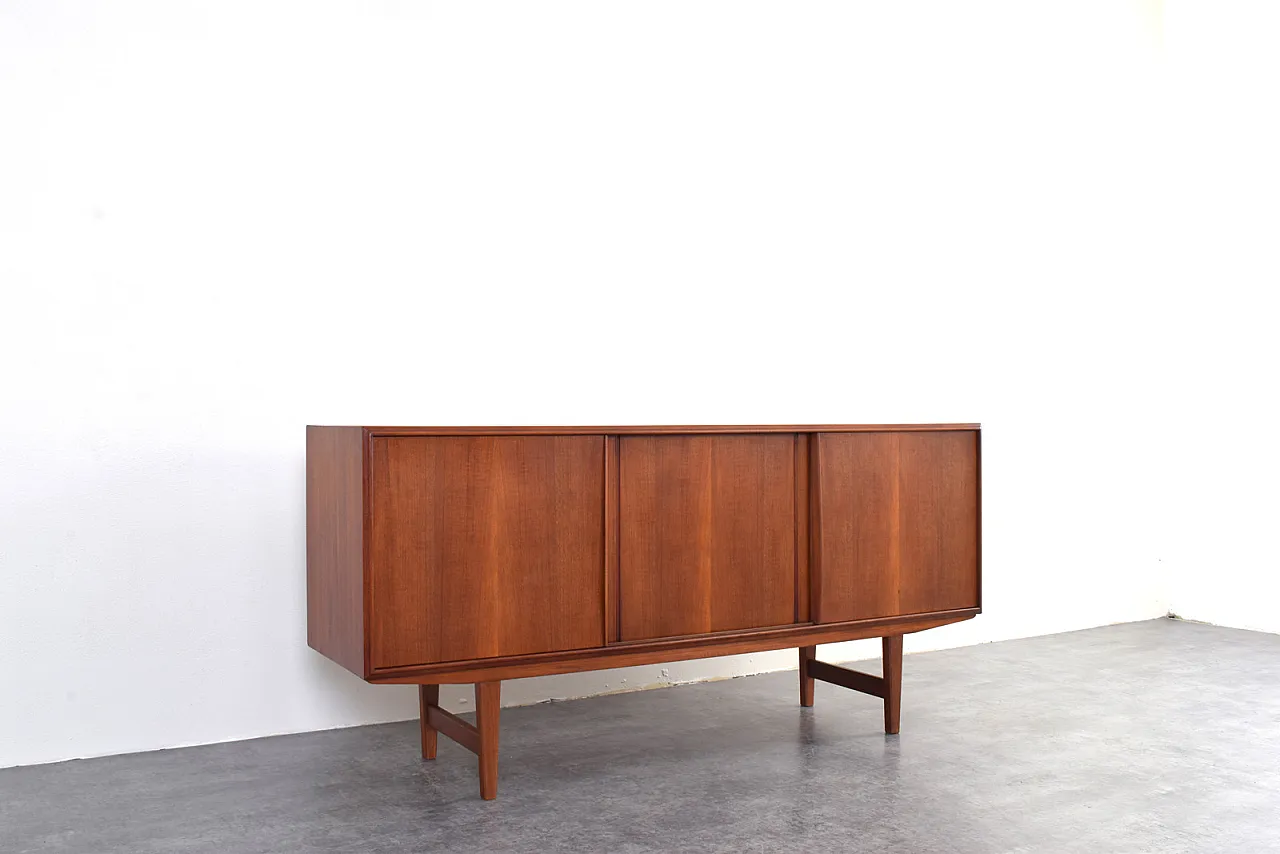 Credenza Mid-Century in teak di E.W. Bach, Danimarca, anni '60 9