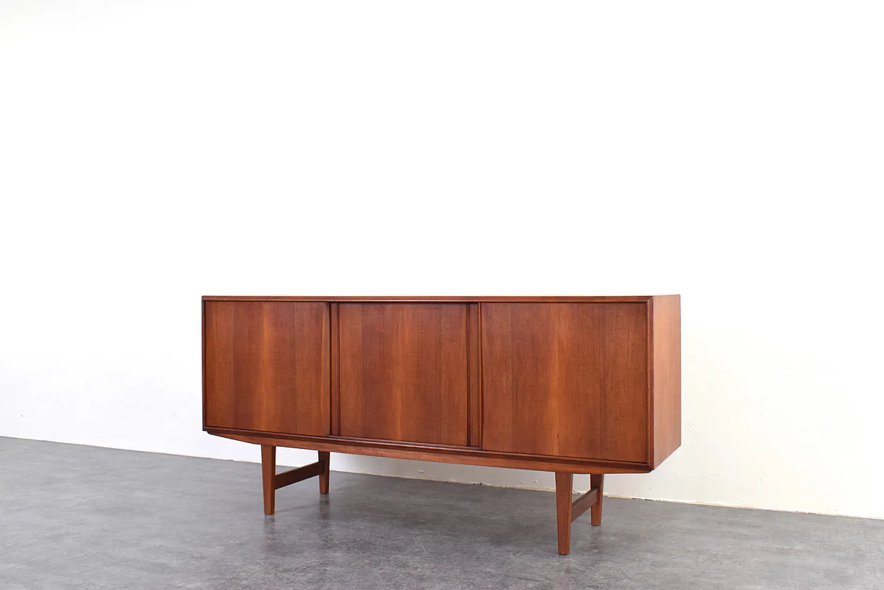 Credenza Mid-Century in teak di E.W. Bach, Danimarca, anni '60 10
