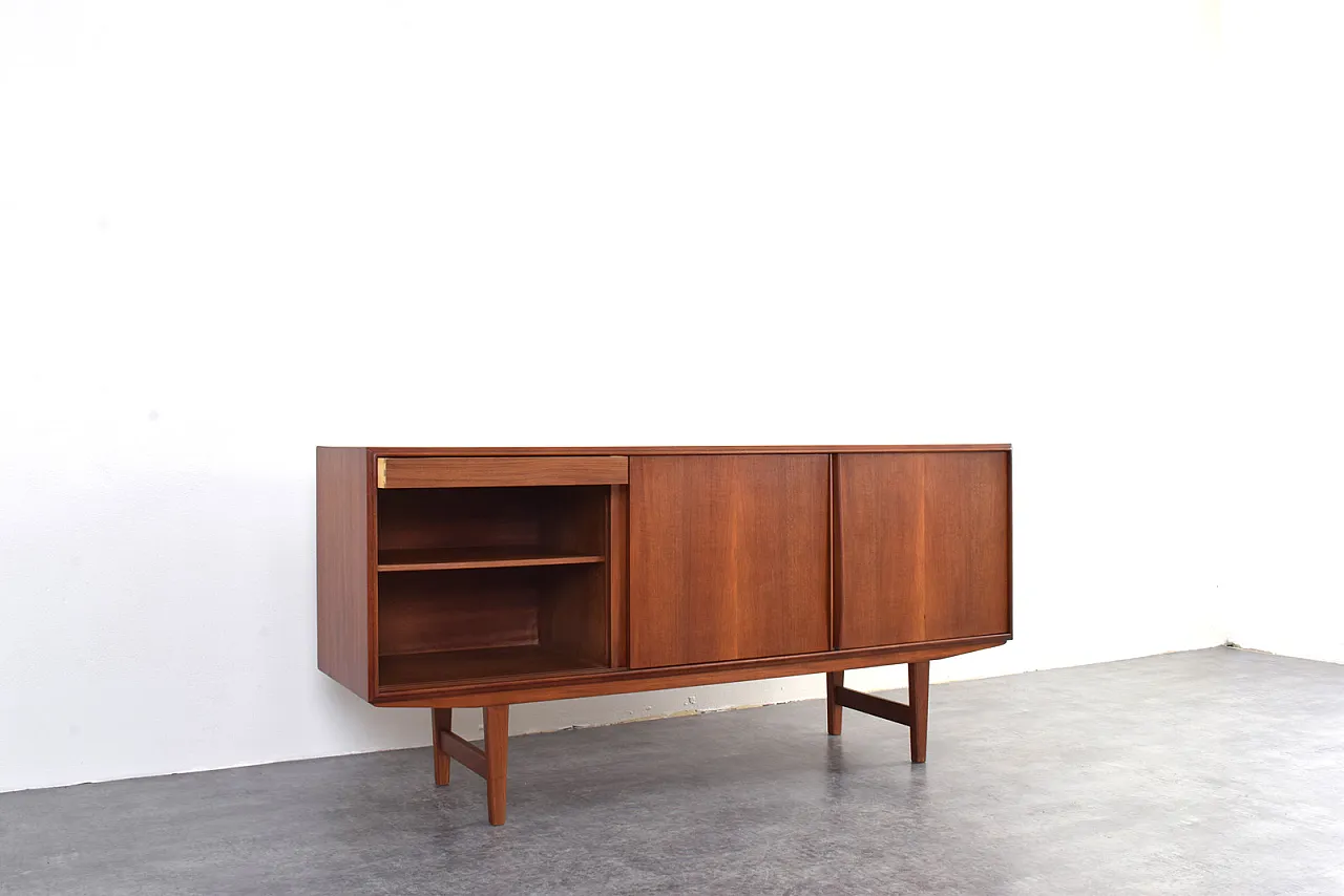 Credenza Mid-Century in teak di E.W. Bach, Danimarca, anni '60 11