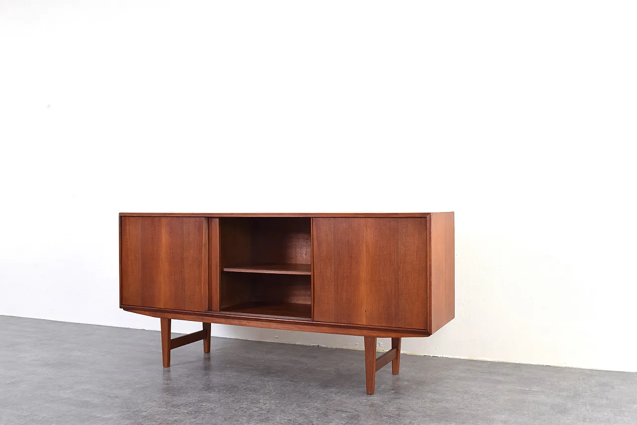 Credenza Mid-Century in teak di E.W. Bach, Danimarca, anni '60 12