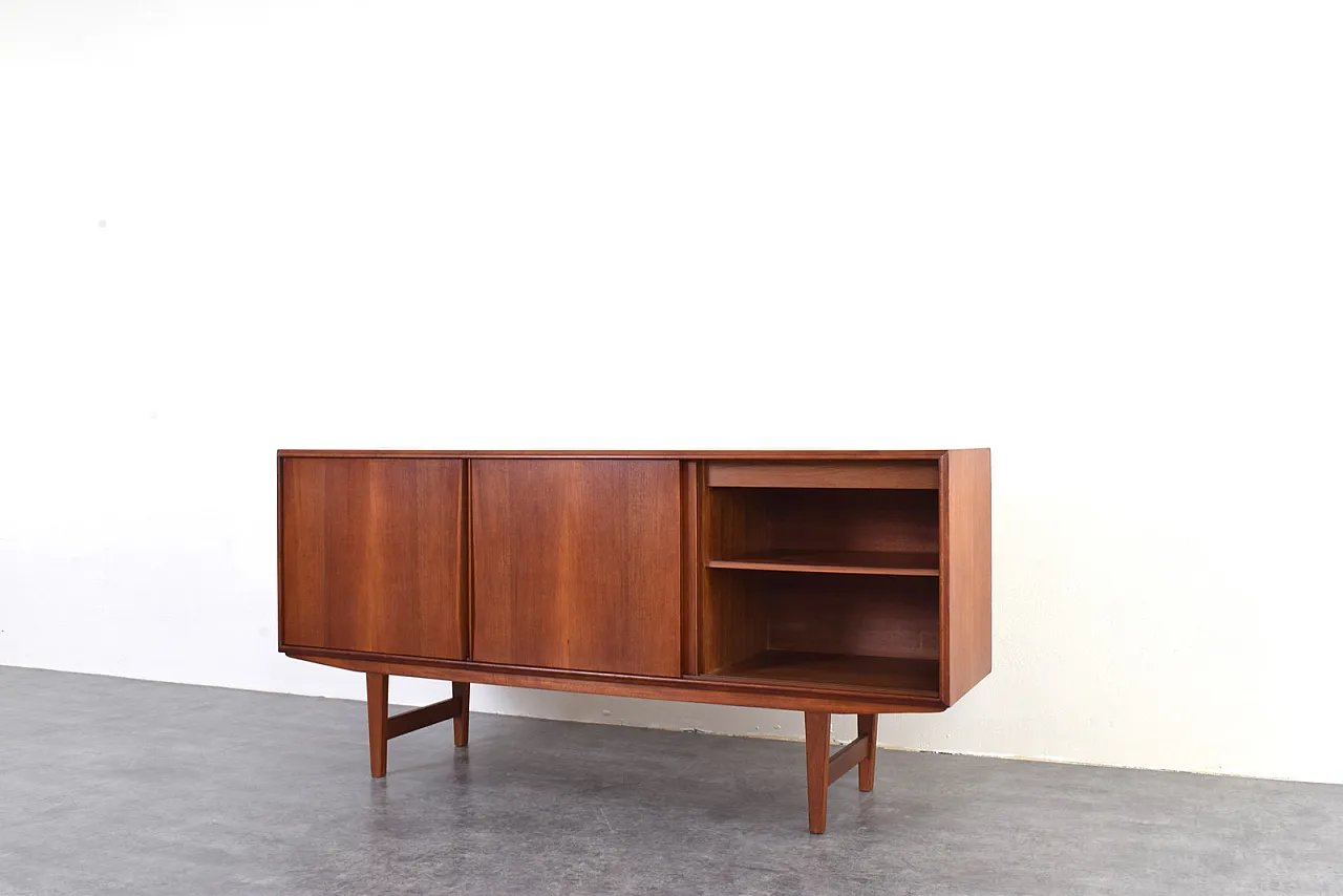 Credenza Mid-Century in teak di E.W. Bach, Danimarca, anni '60 13