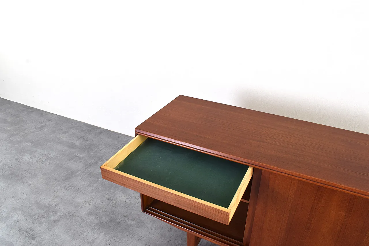 Credenza Mid-Century in teak di E.W. Bach, Danimarca, anni '60 16