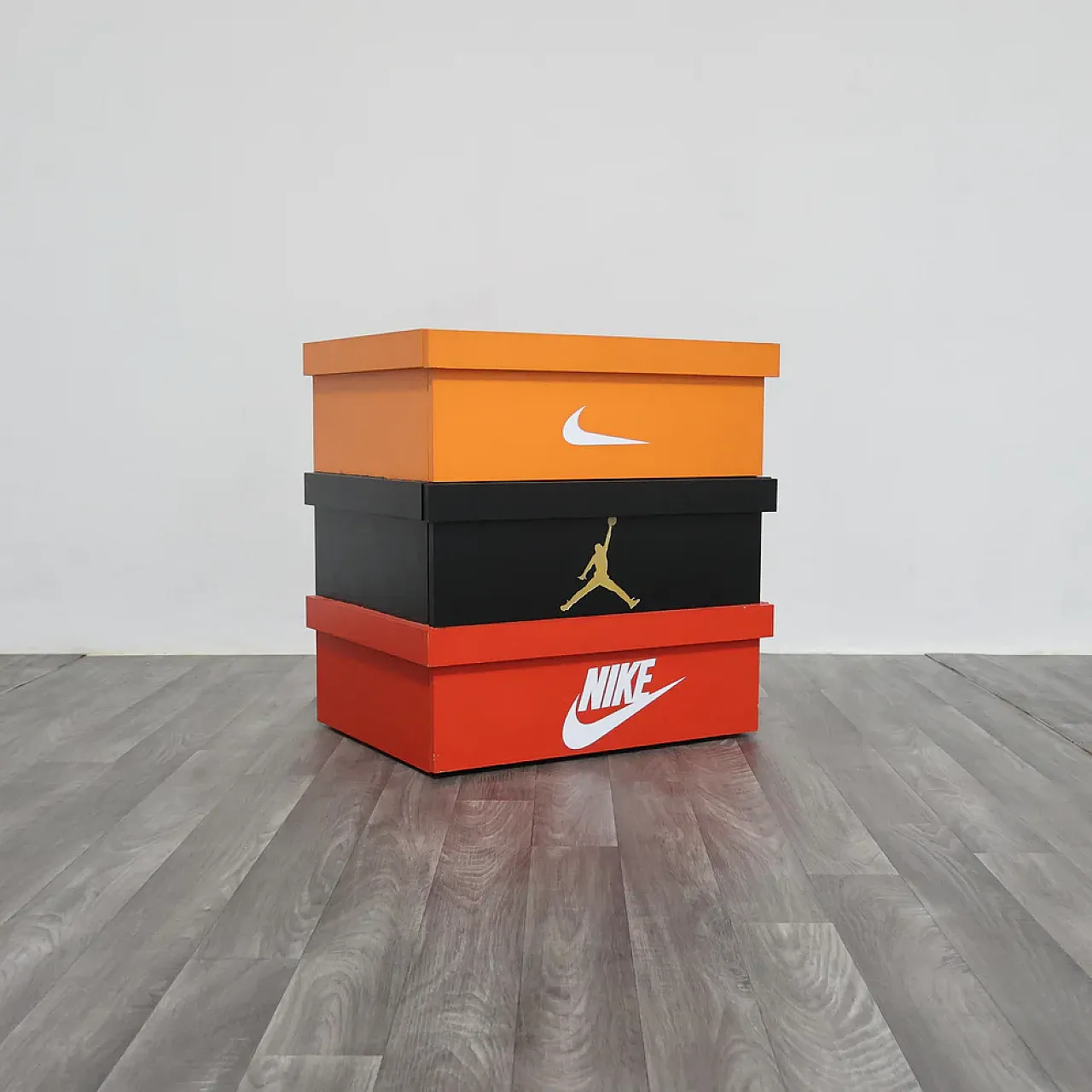 Scarpiera Sneakers a forma di scatole, anni 2000 1