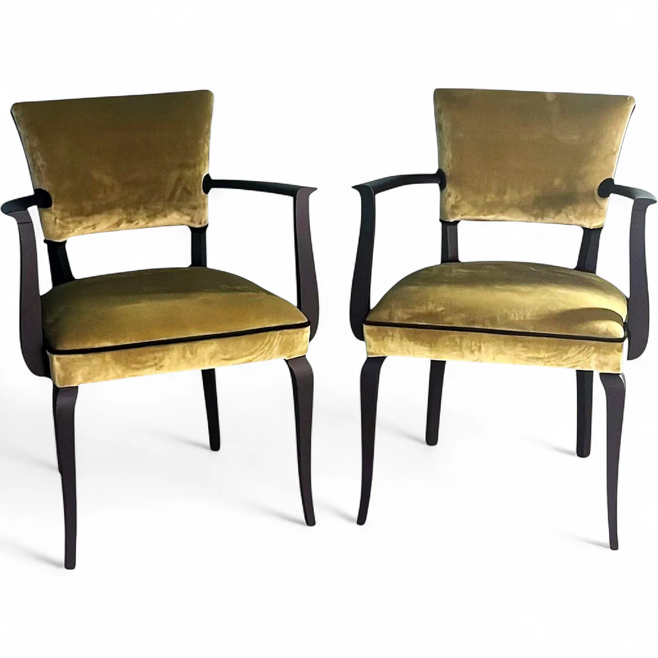 Art Decò pair of Bridge chairs, 1950s 20
