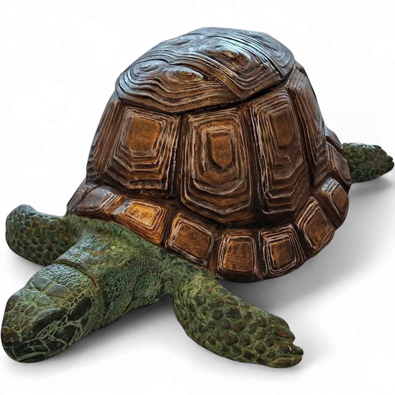 Metal turtle, artistic sculpture, 1990s 10