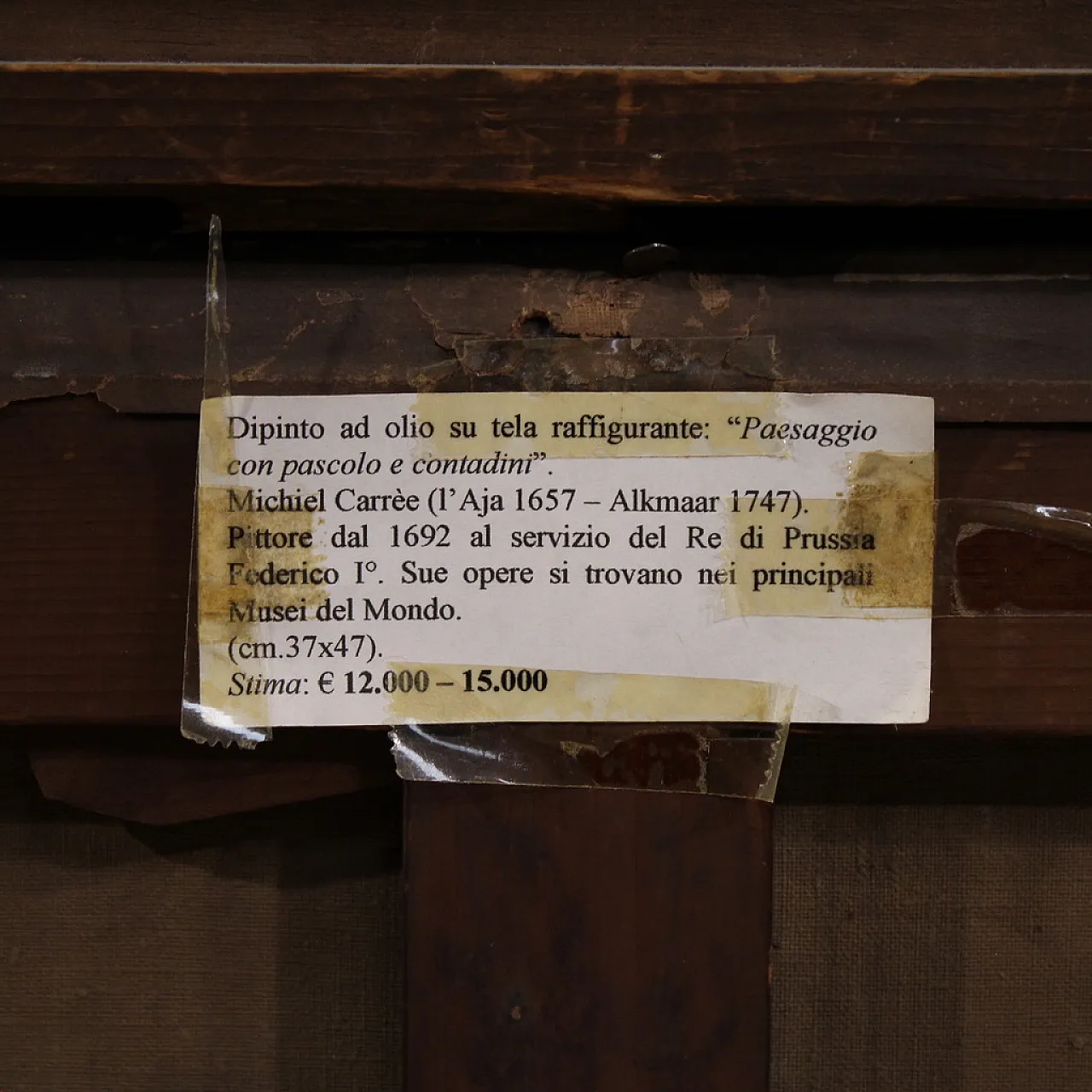 Flemish bucolic landscape painting, 18th century 11