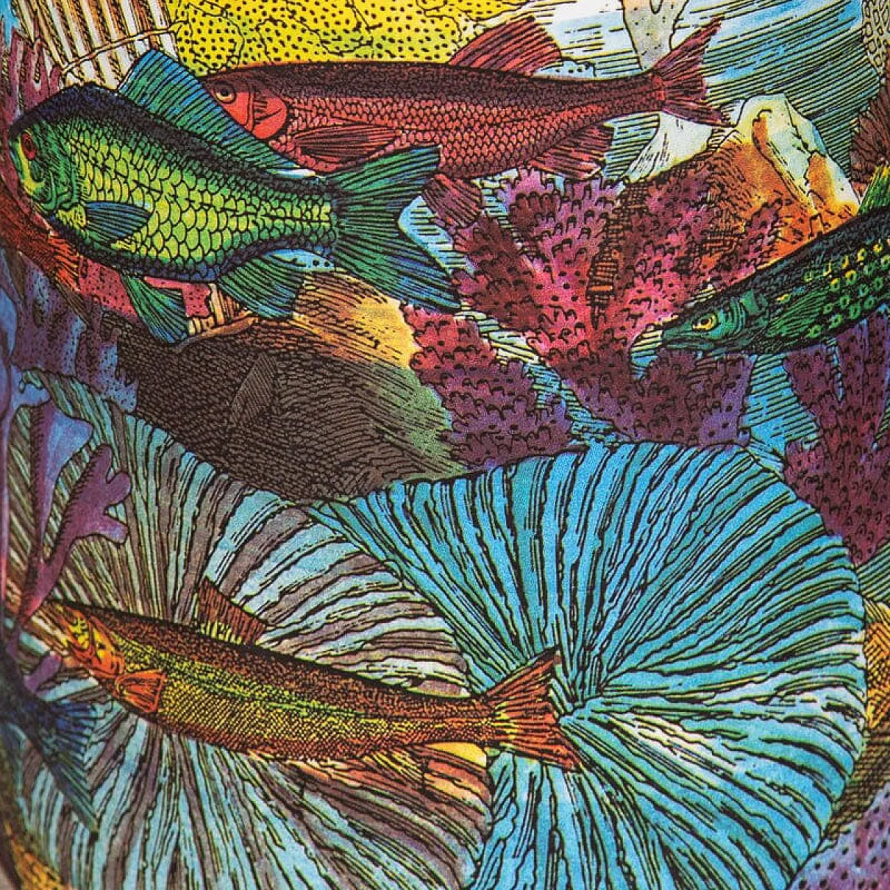 Aquarium floor Lamp by Piero Fornasetti for Antonangeli, 1990s 6