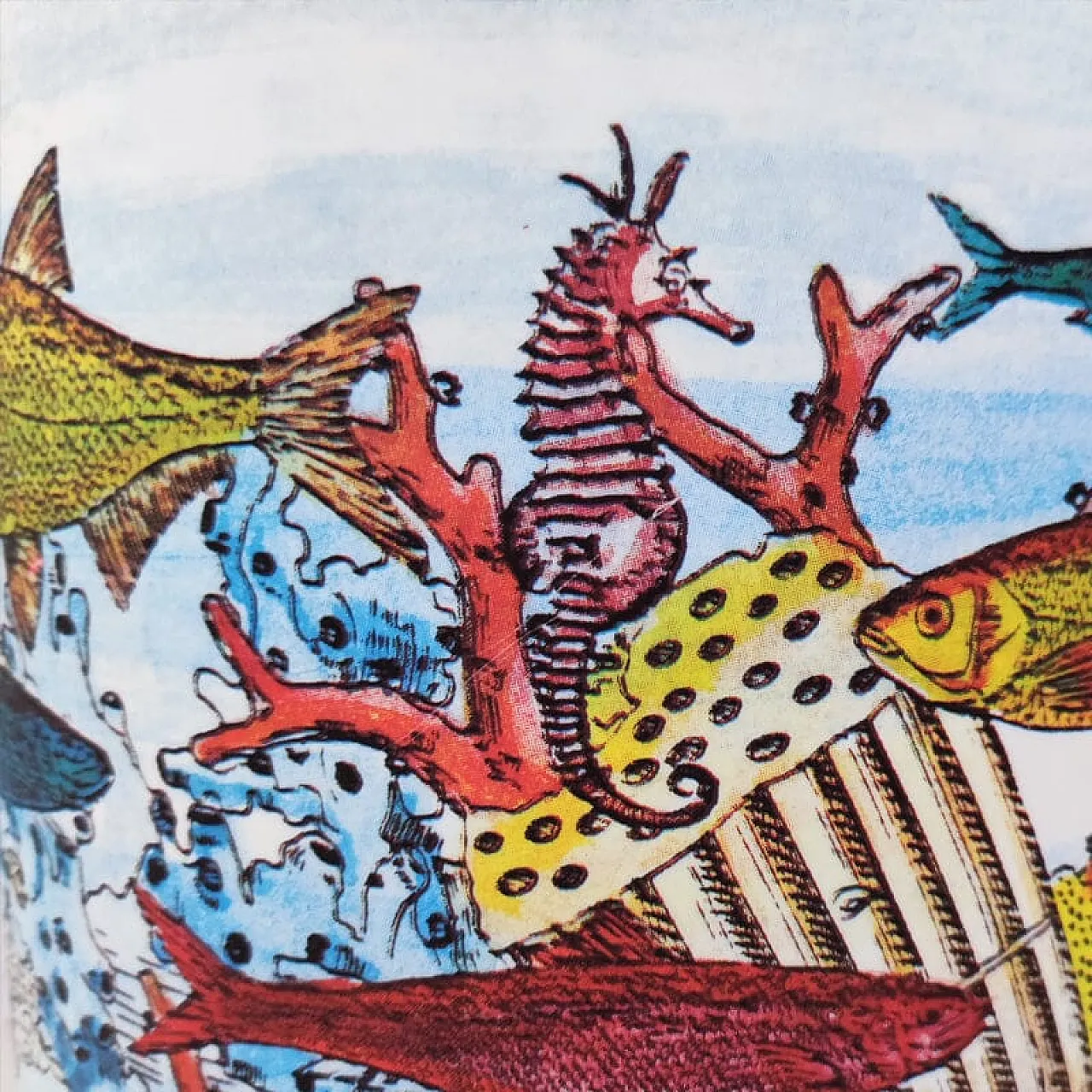 Aquarium floor Lamp by Piero Fornasetti for Antonangeli, 1990s 9