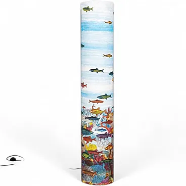 Aquarium floor Lamp by Piero Fornasetti for Antonangeli, 1990s