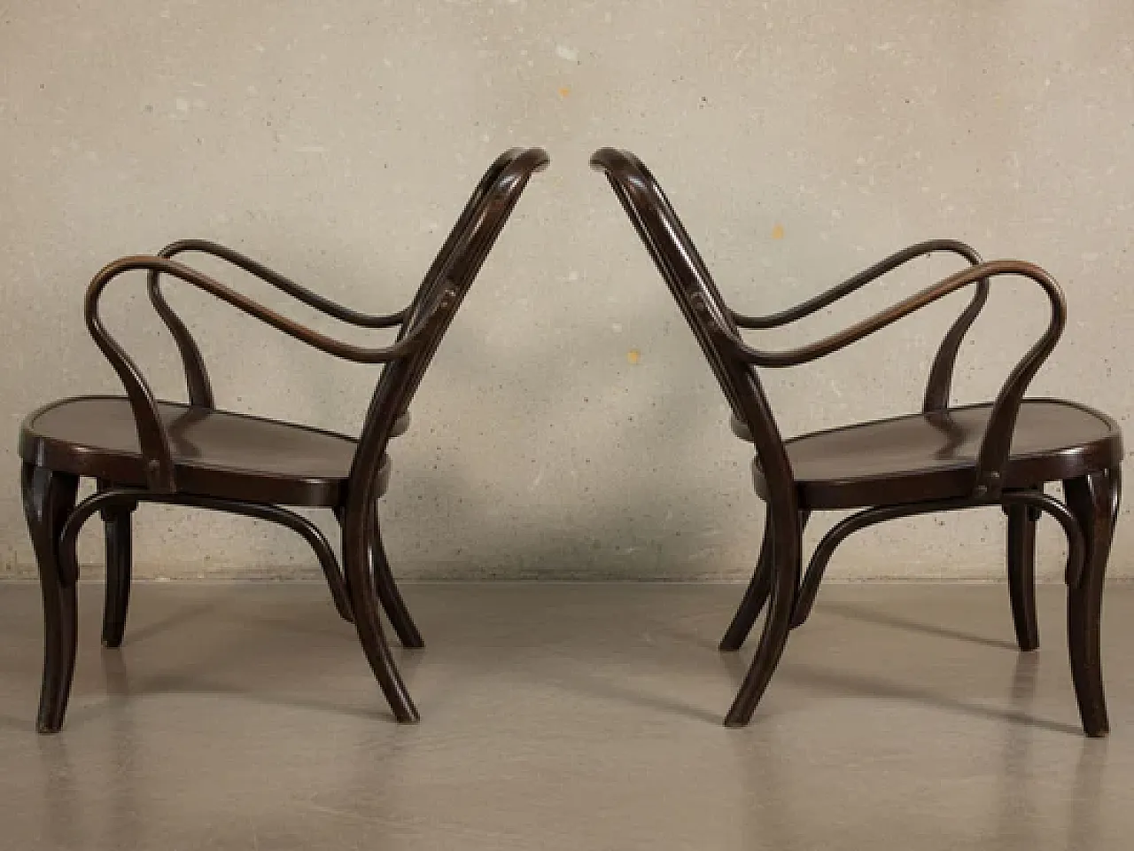 Coppia di poltrone n. 752 di Josef Frank per Thonet, anni '30 6