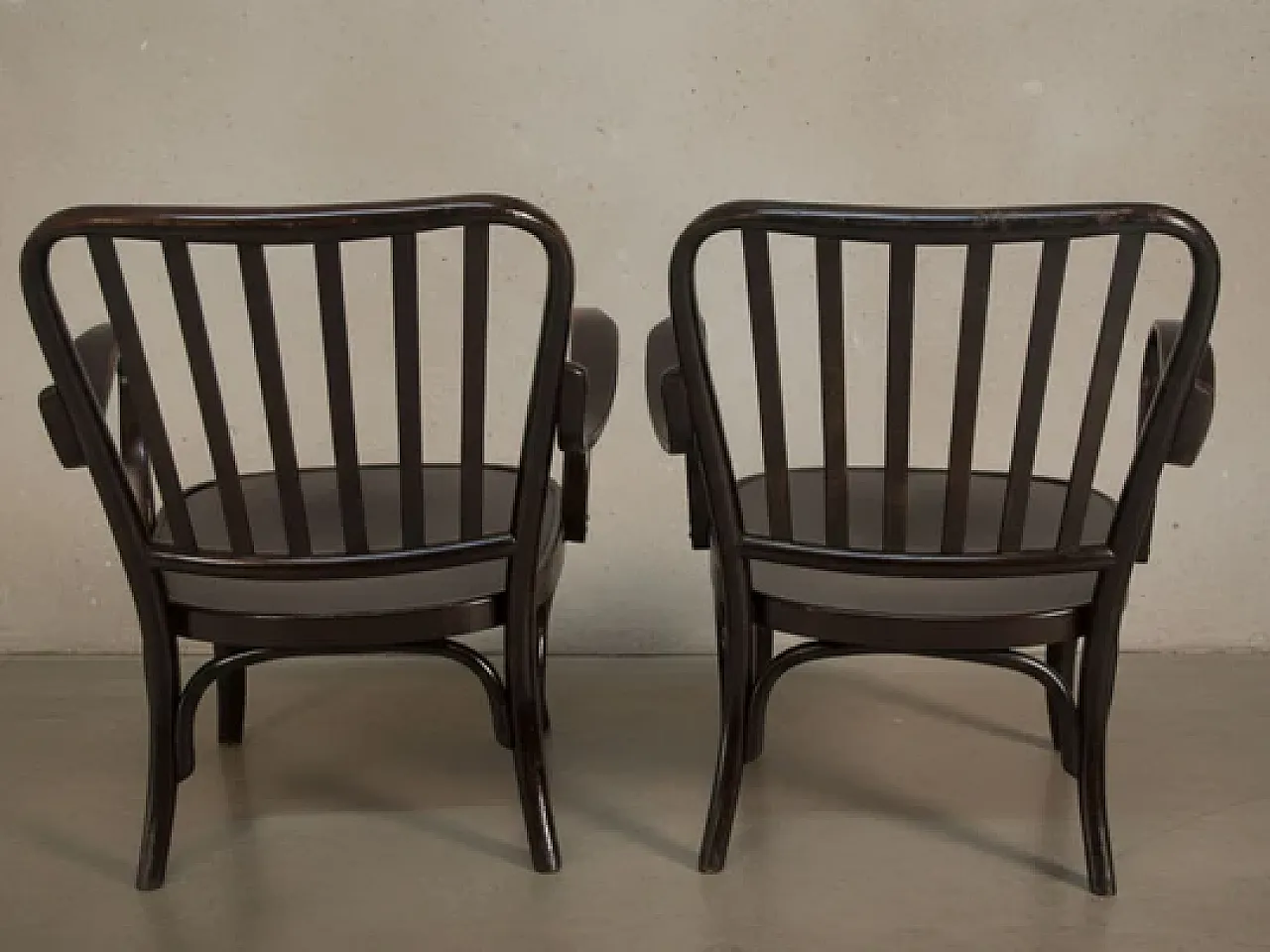 Coppia di poltrone n. 752 di Josef Frank per Thonet, anni '30 7